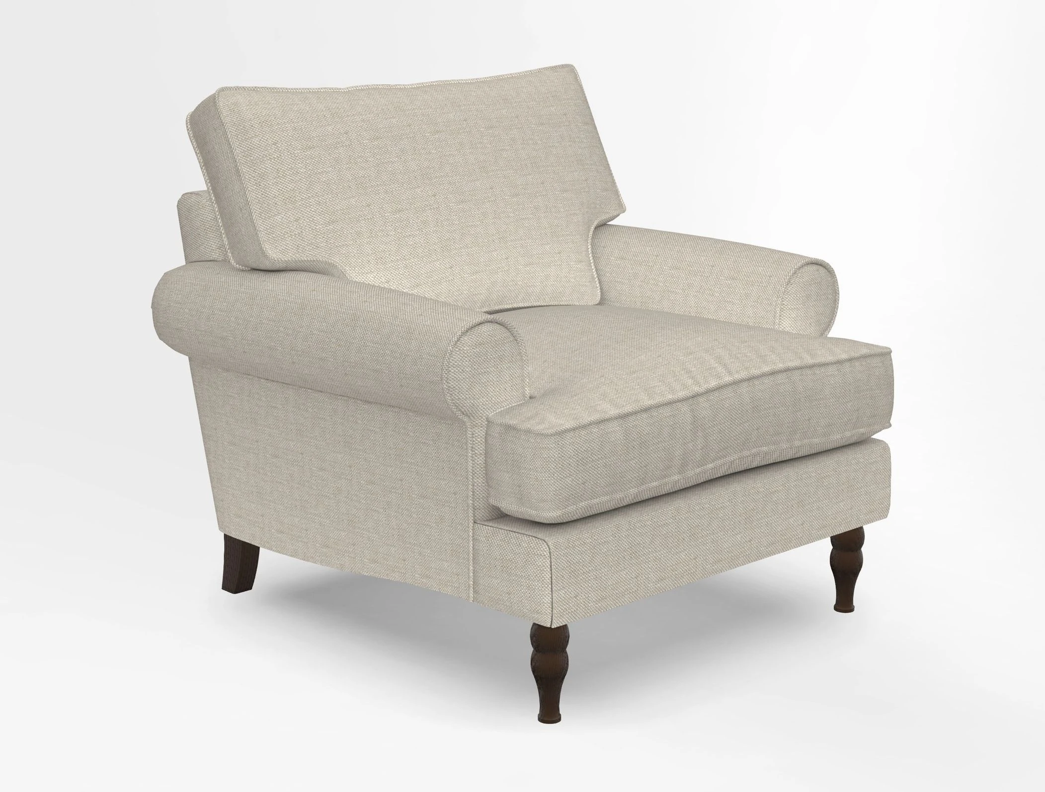 Cooksbridge Chair in Cloth 21 Simple Stripe Bilberry