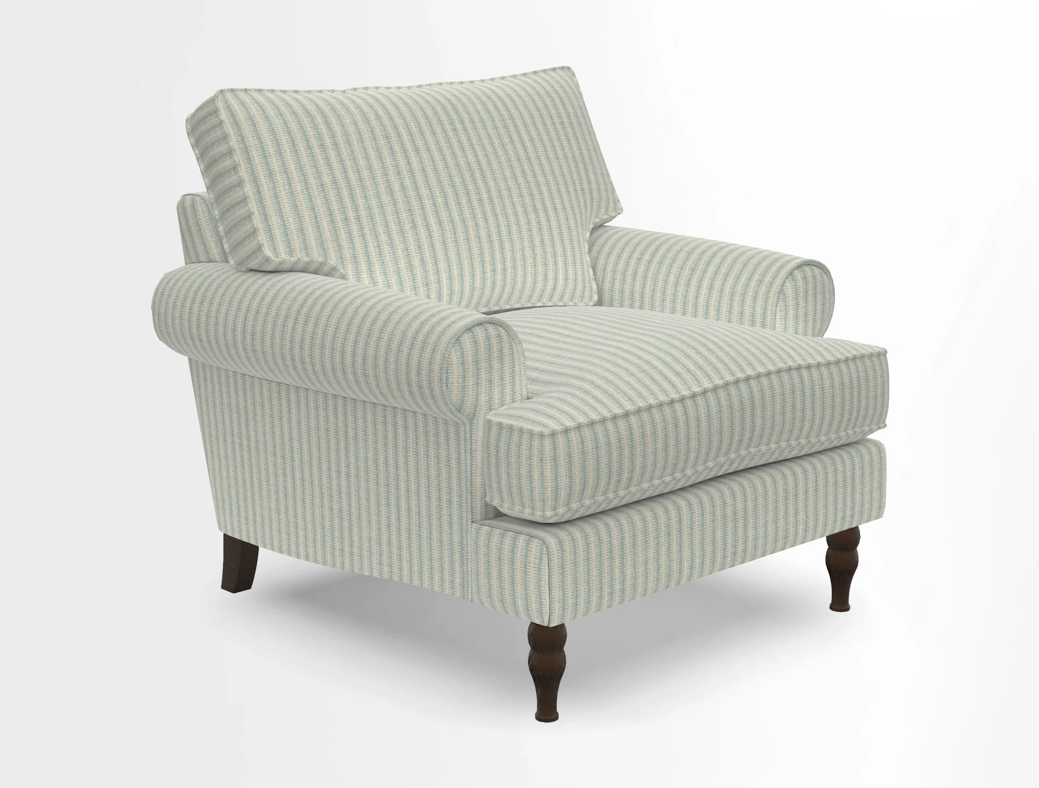 Cooksbridge Chair in Cloth 21 Simple Stripe Bilberry