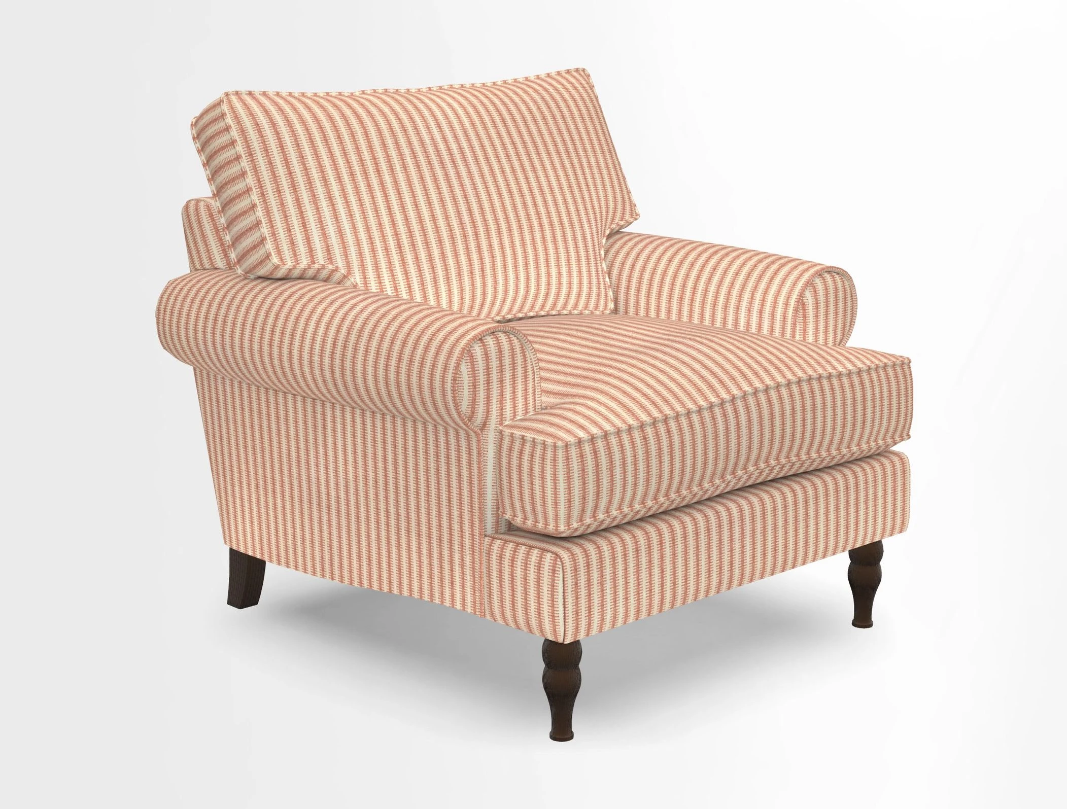 Cooksbridge Chair in Cloth 21 Simple Stripe Bilberry