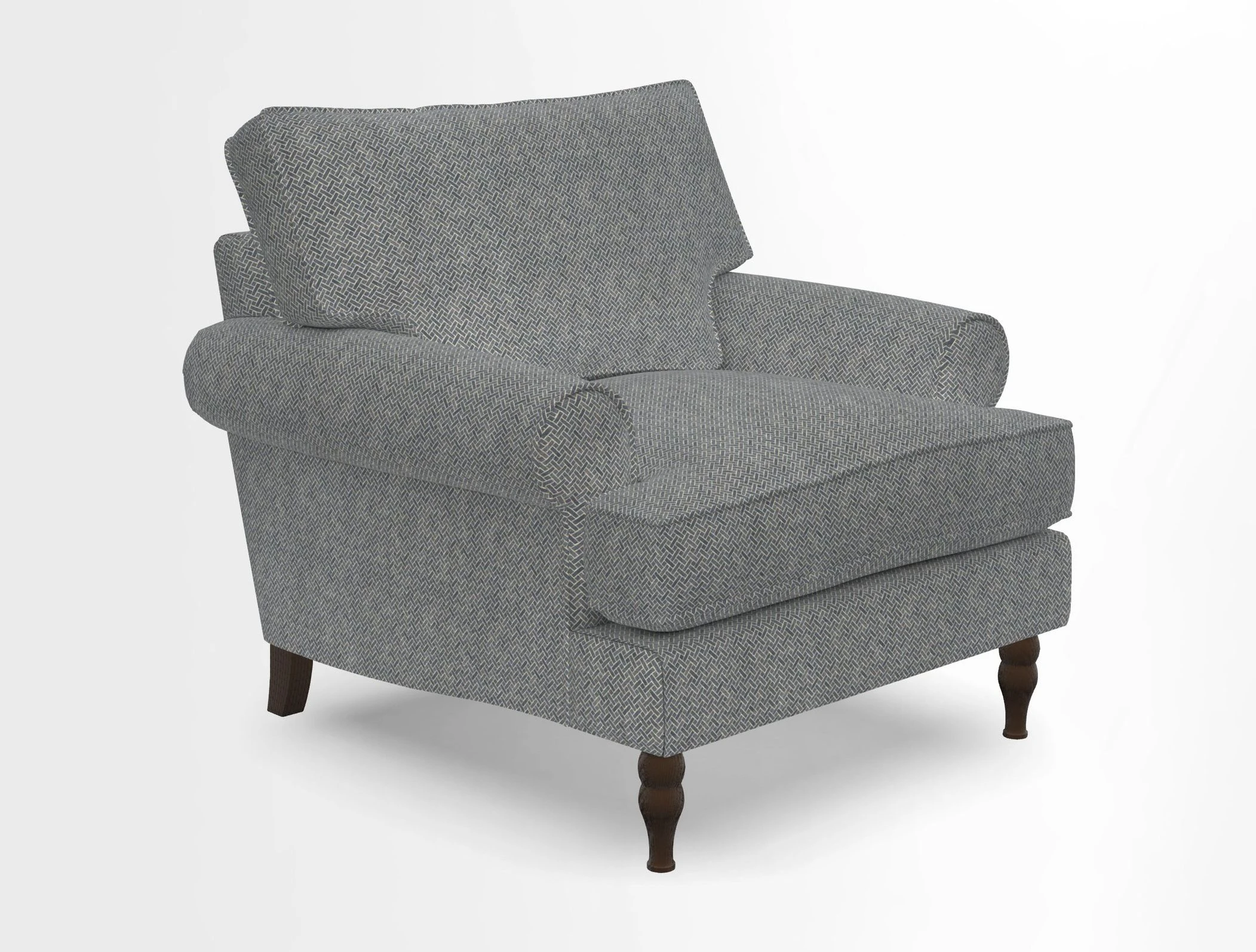 Cooksbridge Chair in Cloth 21 Simple Stripe Bilberry