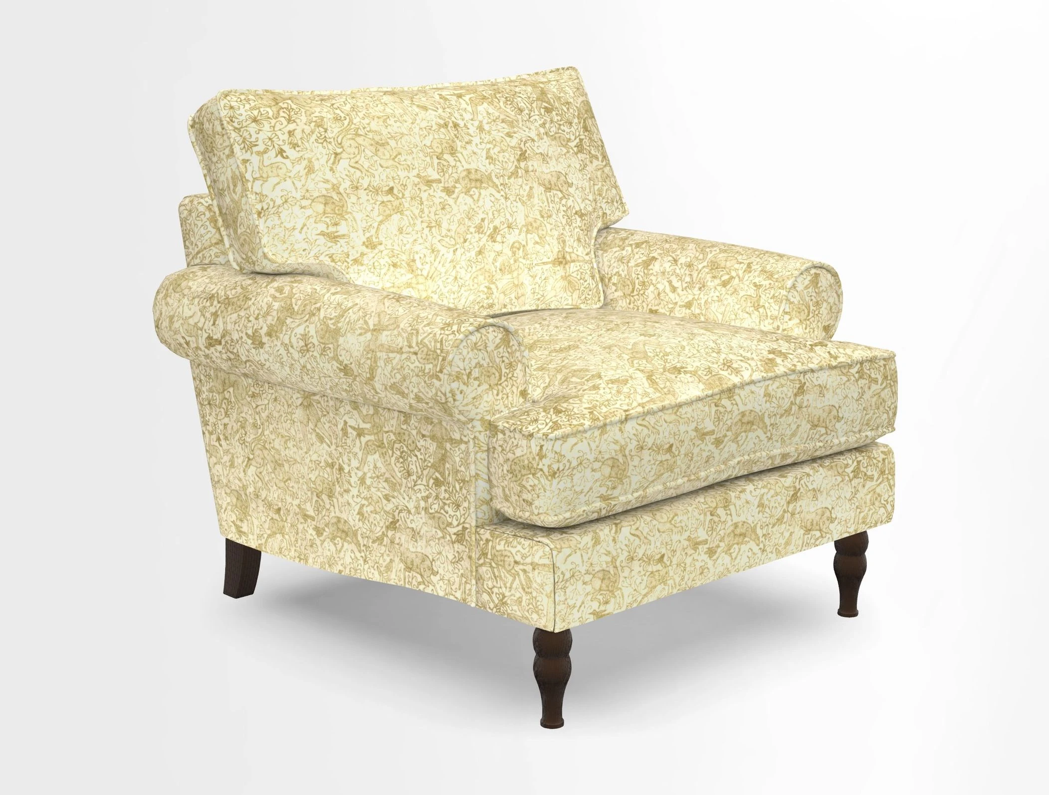Cooksbridge Chair in Cloth 21 Simple Stripe Bilberry