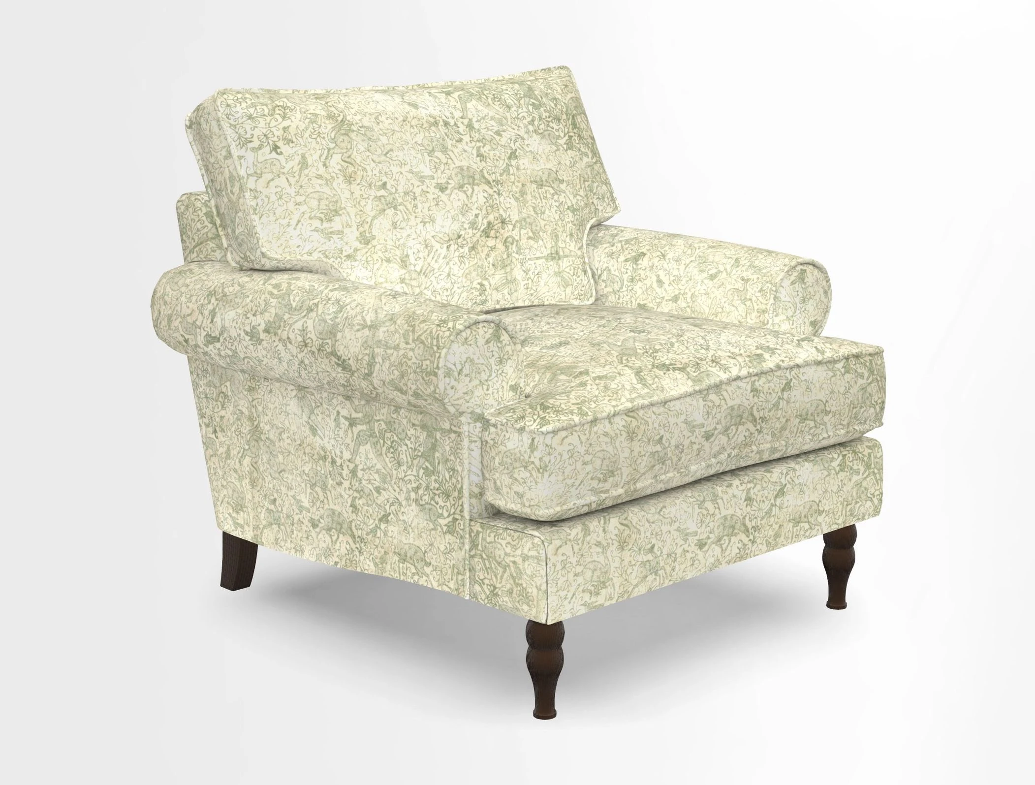 Cooksbridge Chair in Cloth 21 Simple Stripe Bilberry