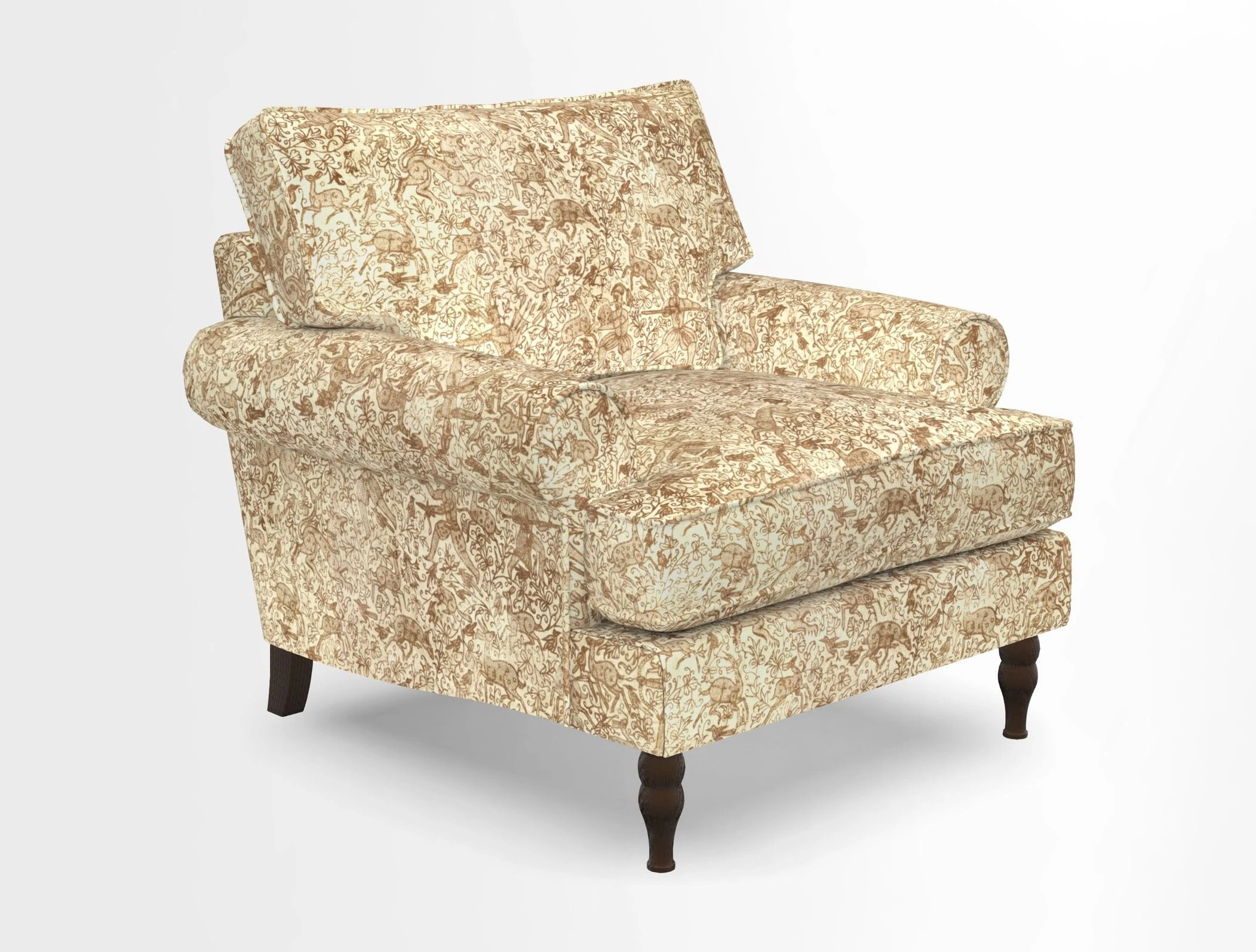 Cooksbridge Chair in Cloth 21 Simple Stripe Bilberry