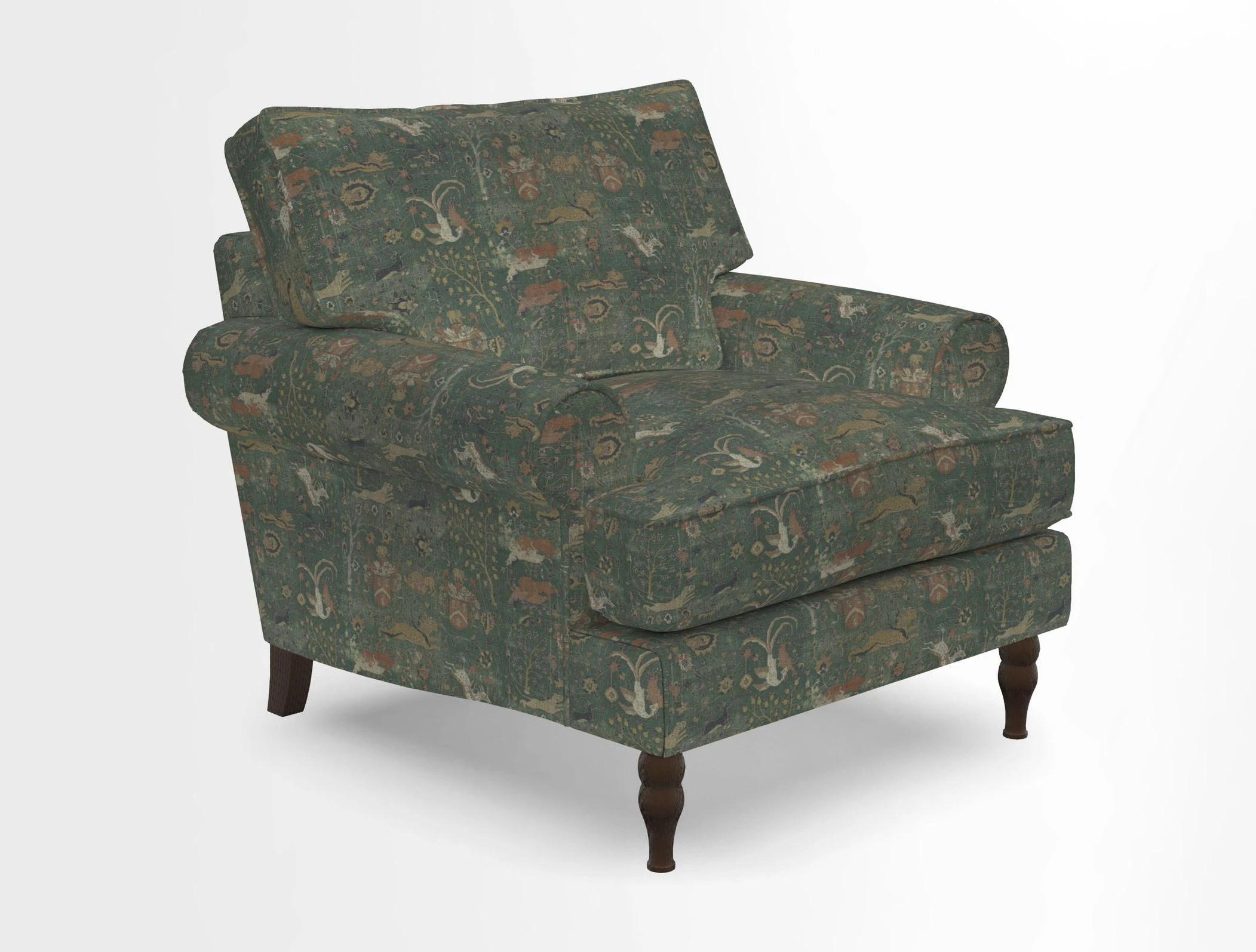 Cooksbridge Chair in Cloth 21 Simple Stripe Bilberry