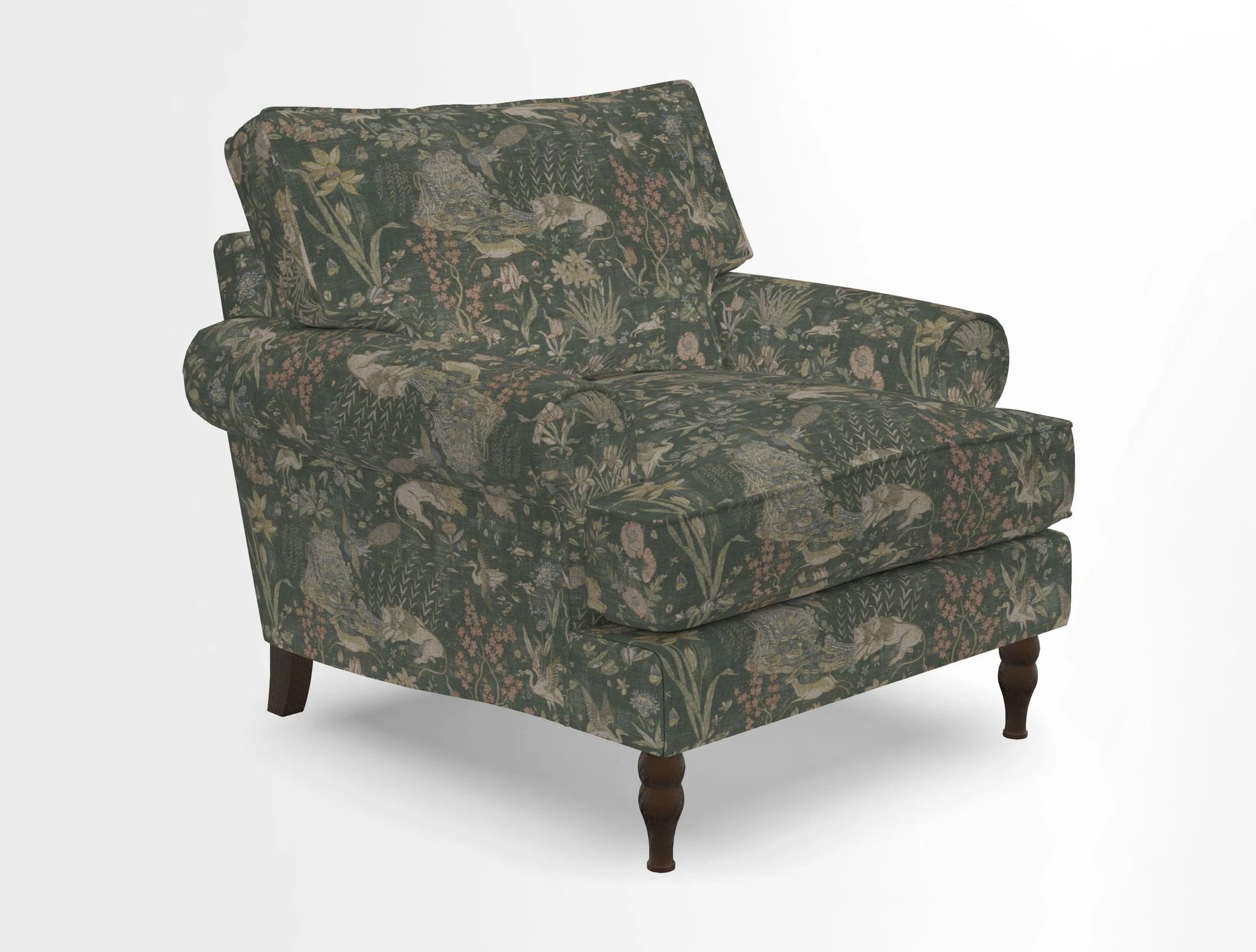 Cooksbridge Chair in Cloth 21 Simple Stripe Bilberry