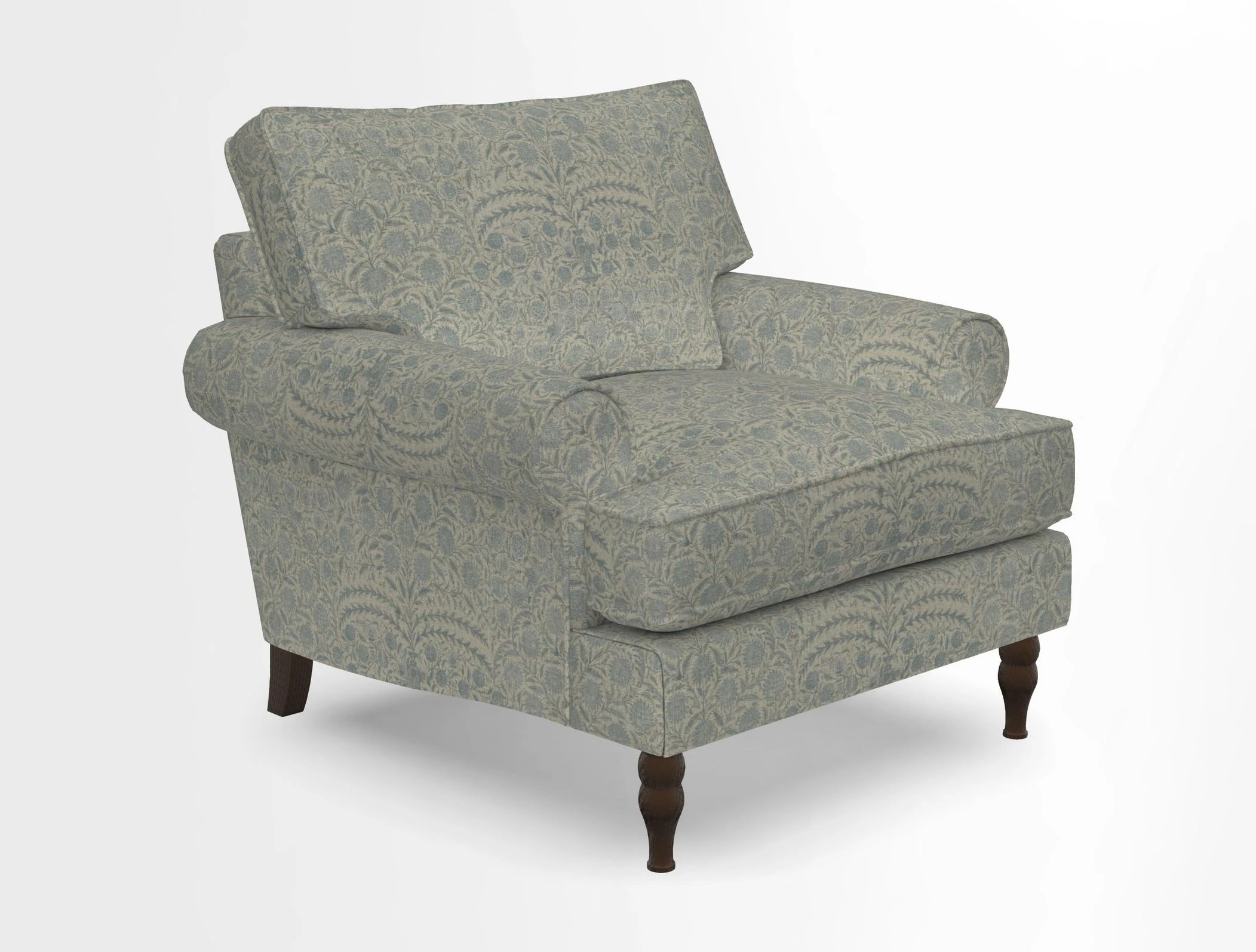 Cooksbridge Chair in Cloth 21 Simple Stripe Bilberry