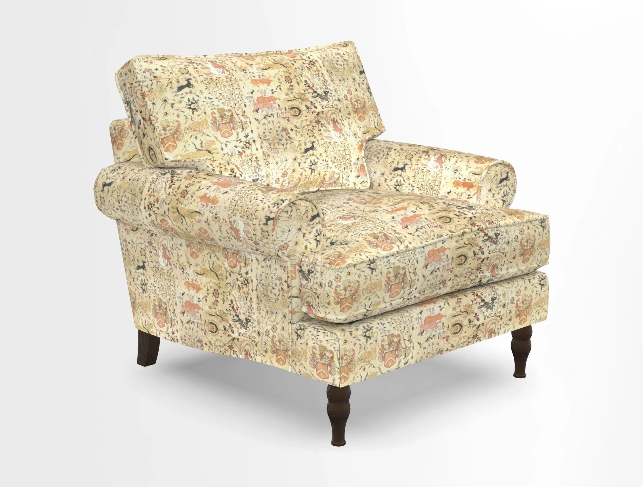 Cooksbridge Chair in Cloth 21 Simple Stripe Bilberry