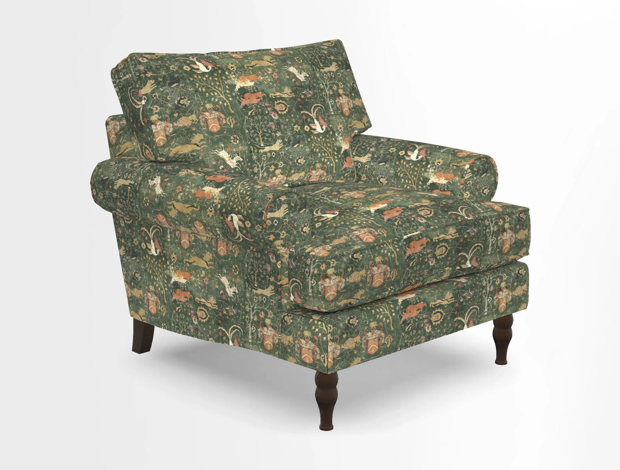 Cooksbridge Chair in Cloth 21 Simple Stripe Bilberry