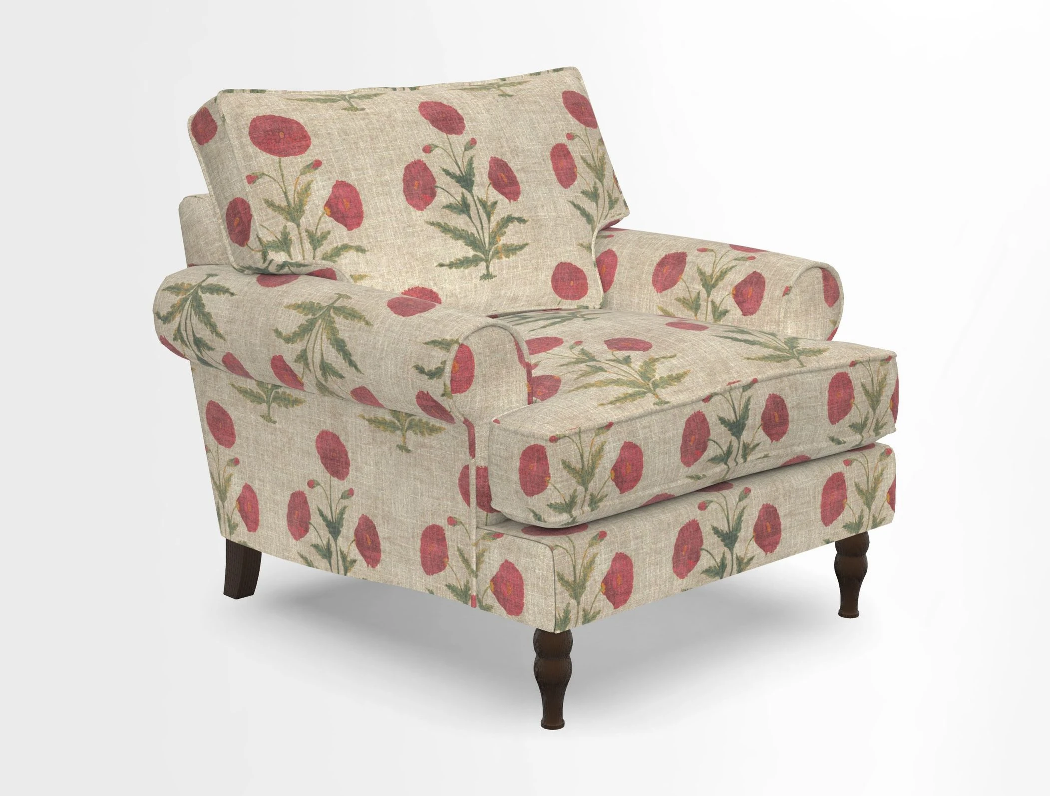 Cooksbridge Chair in Cloth 21 Simple Stripe Bilberry