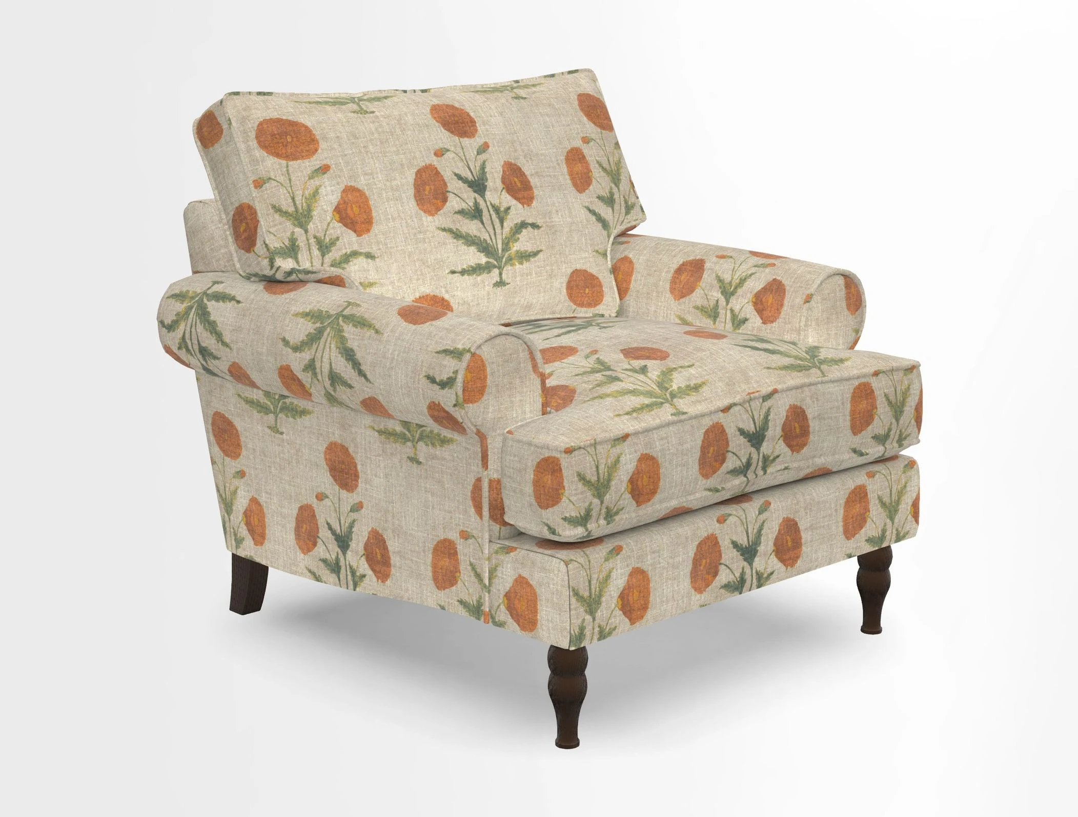 Cooksbridge Chair in Cloth 21 Simple Stripe Bilberry