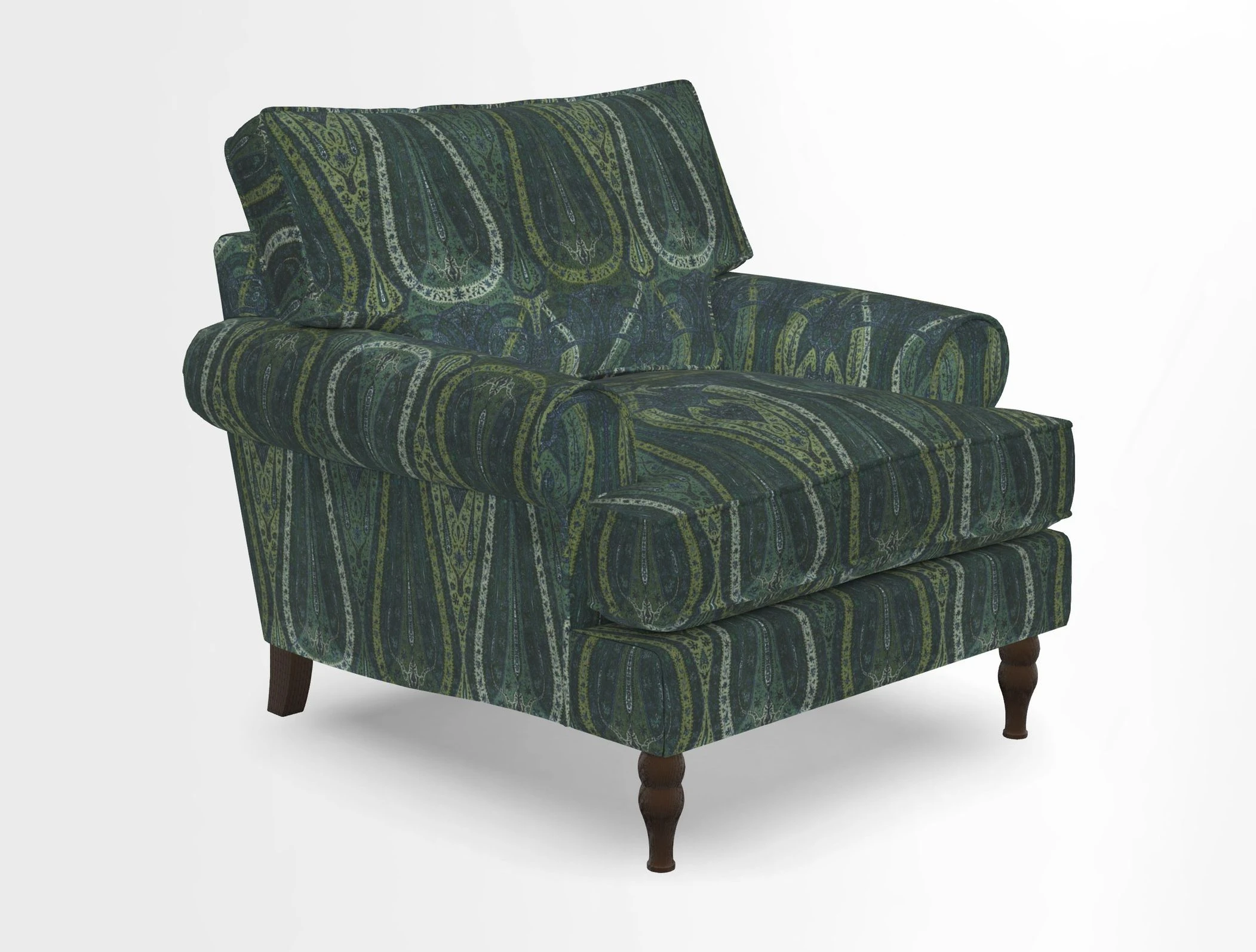 Cooksbridge Chair in Cloth 21 Simple Stripe Bilberry