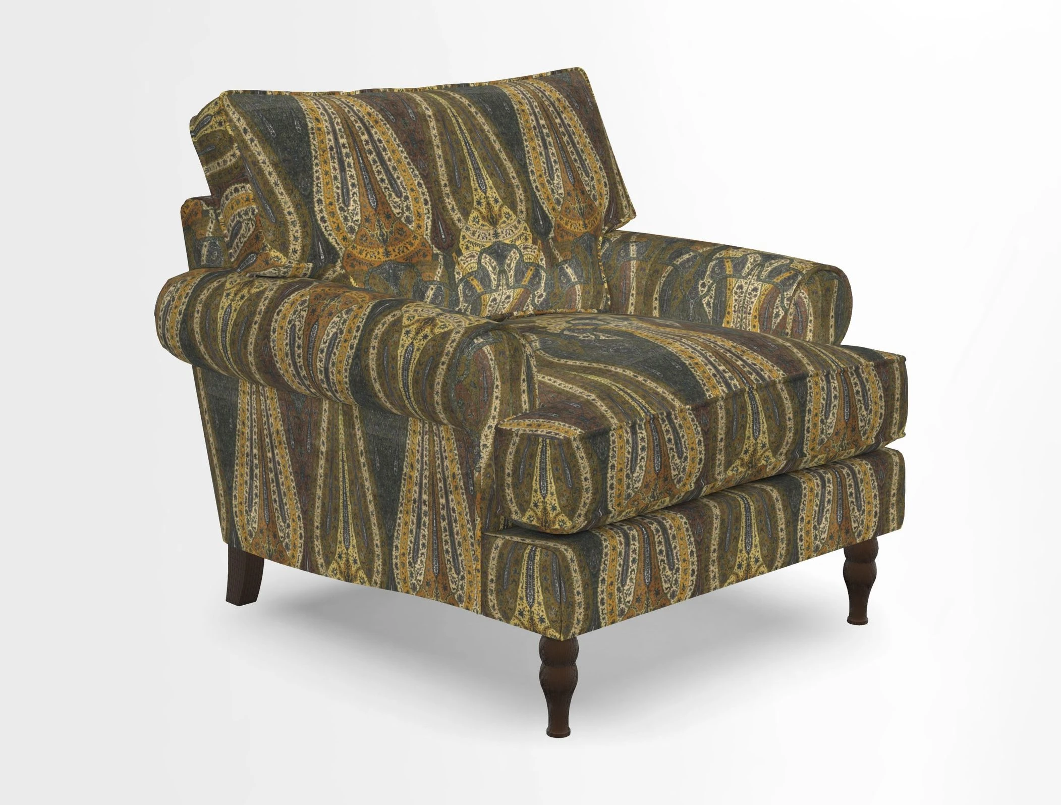 Cooksbridge Chair in Cloth 21 Simple Stripe Bilberry