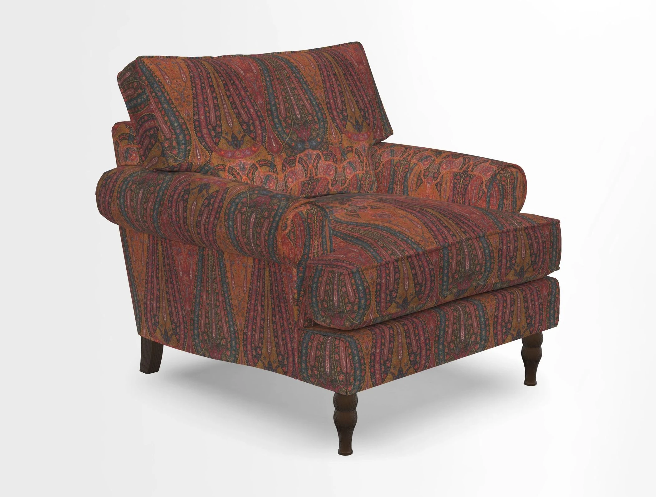 Cooksbridge Chair in Cloth 21 Simple Stripe Bilberry