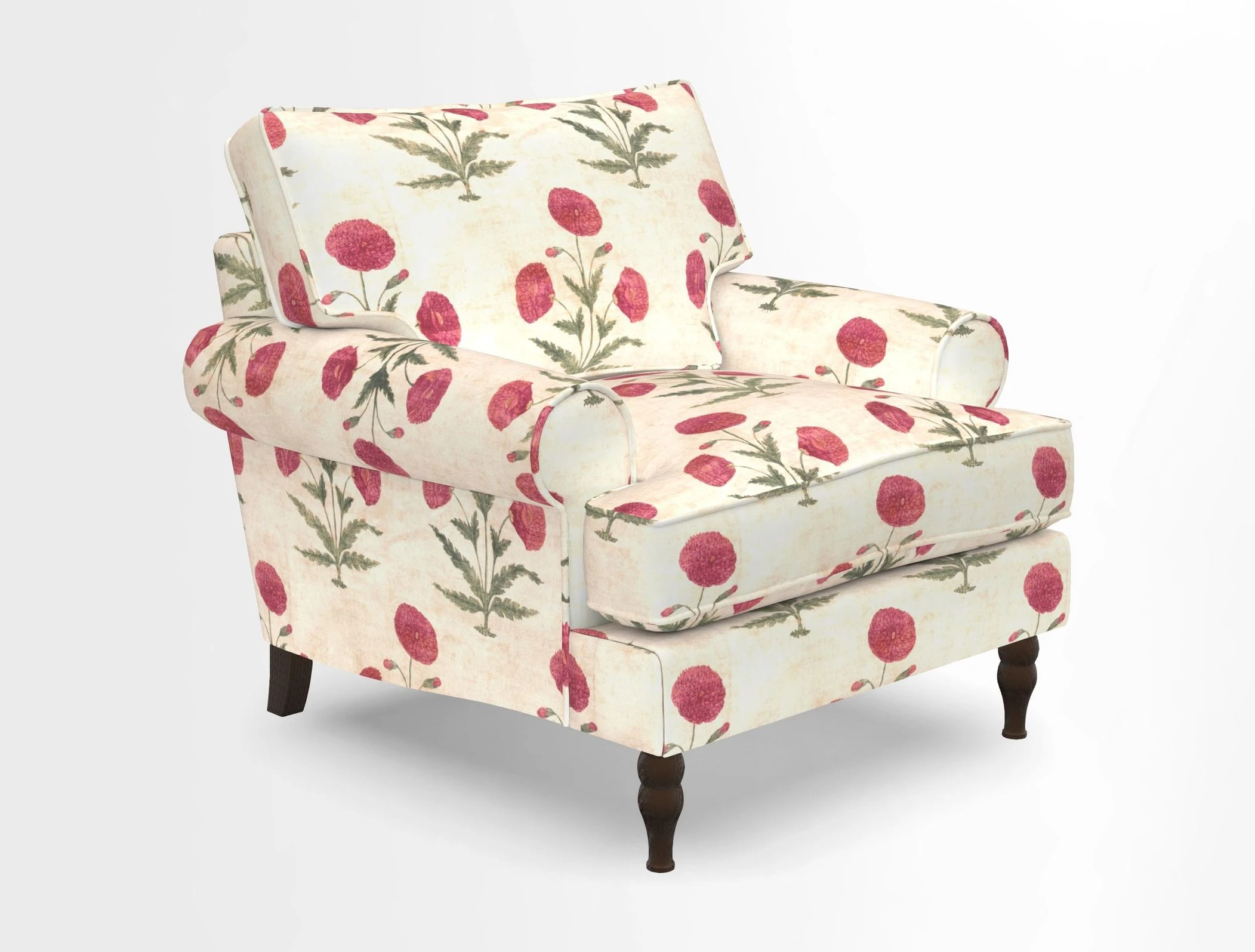 Cooksbridge Chair in Cloth 21 Simple Stripe Bilberry