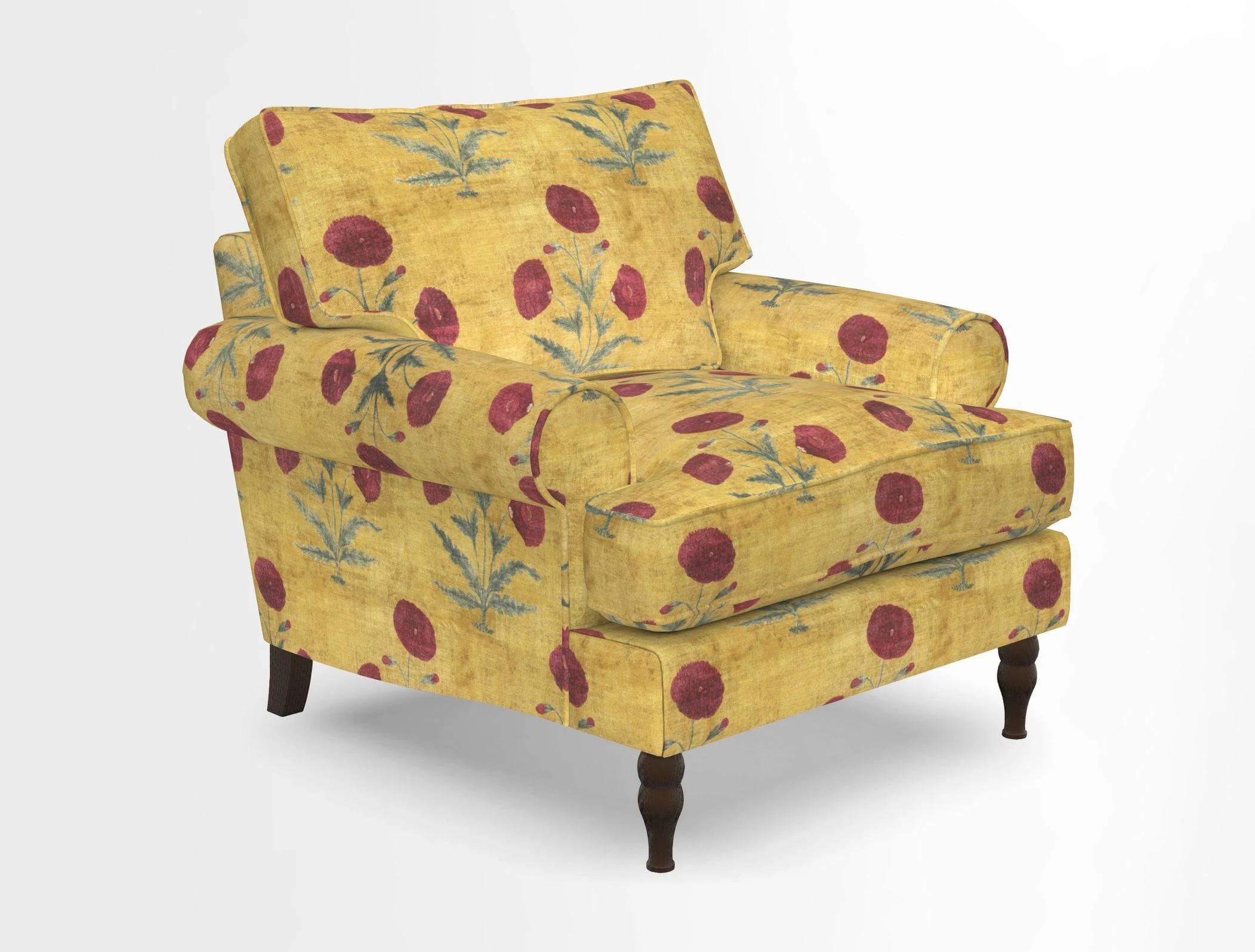 Cooksbridge Chair in Cloth 21 Simple Stripe Bilberry