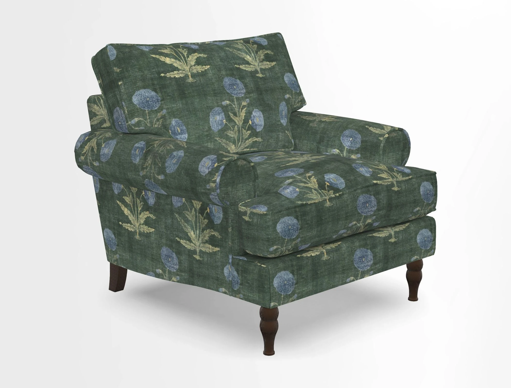 Cooksbridge Chair in Cloth 21 Simple Stripe Bilberry