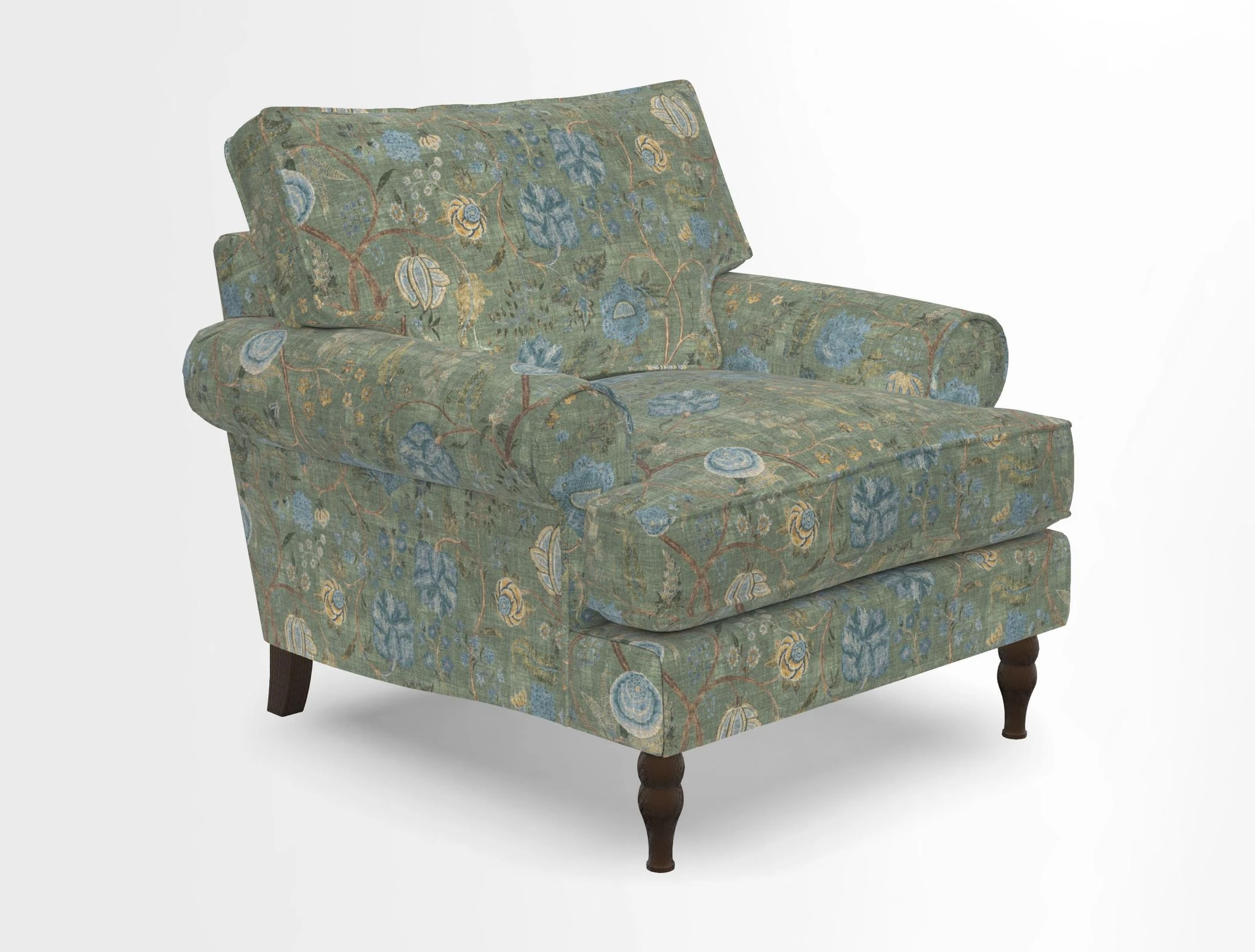 Cooksbridge Chair in Cloth 21 Simple Stripe Bilberry