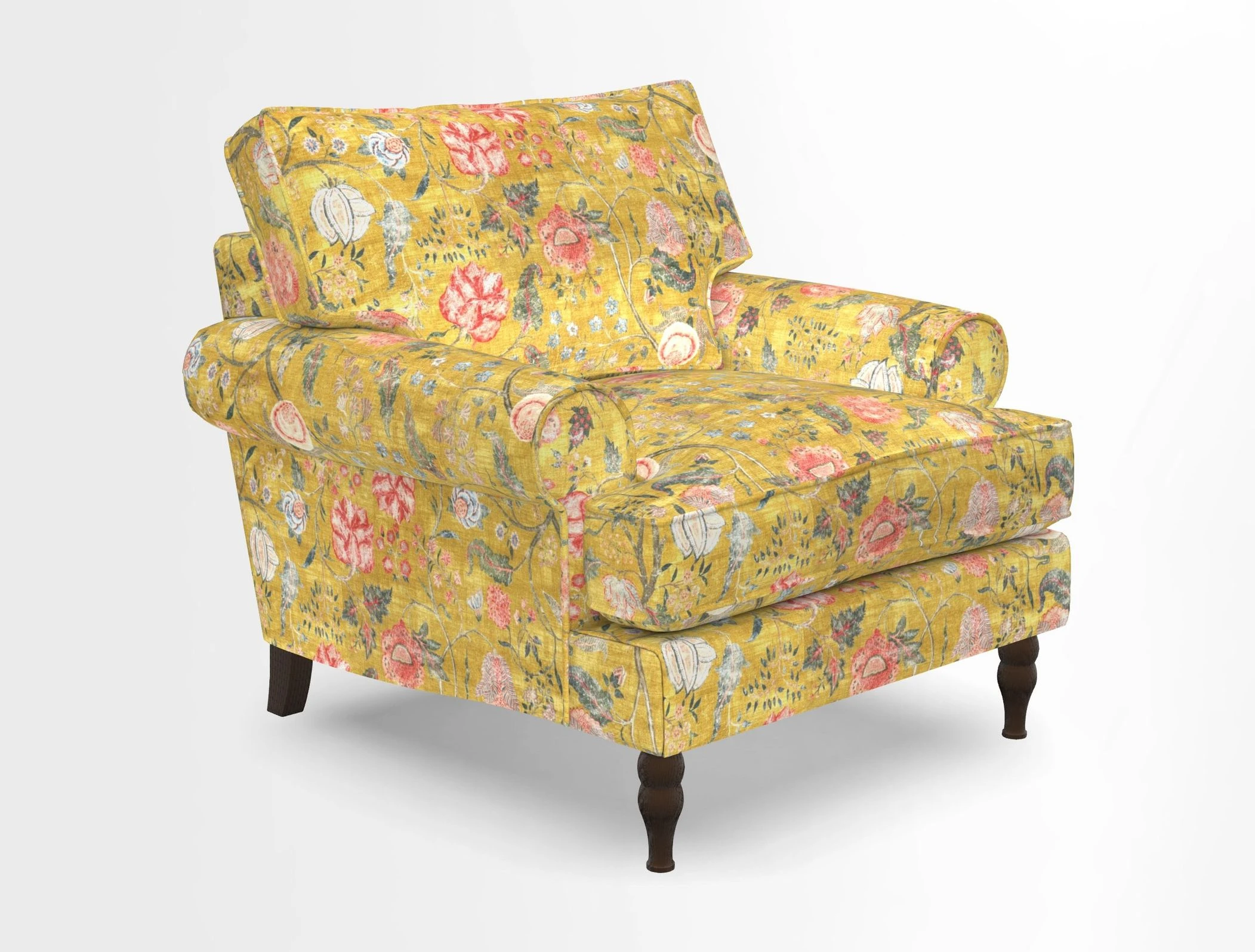 Cooksbridge Chair in Cloth 21 Simple Stripe Bilberry