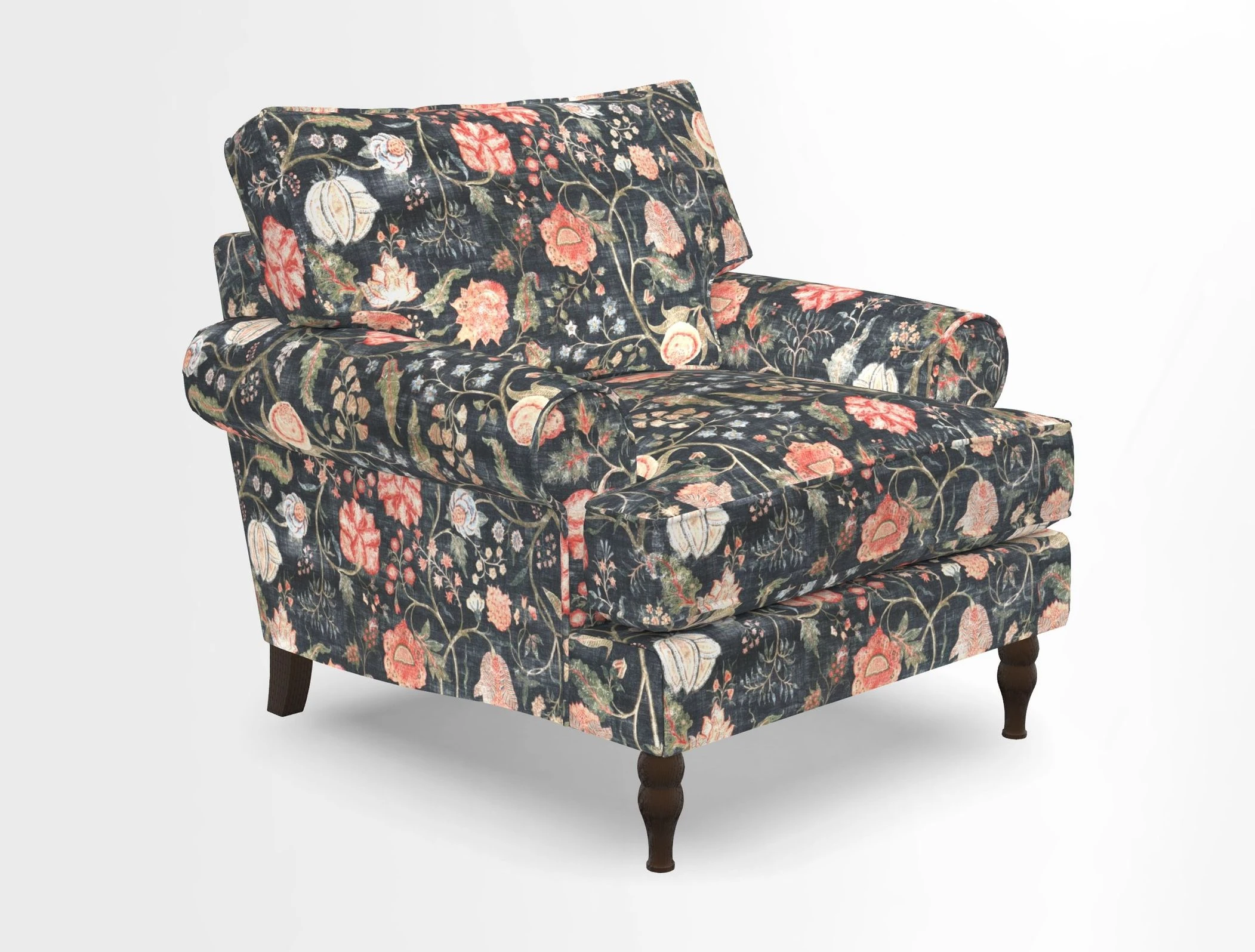Cooksbridge Chair in Cloth 21 Simple Stripe Bilberry