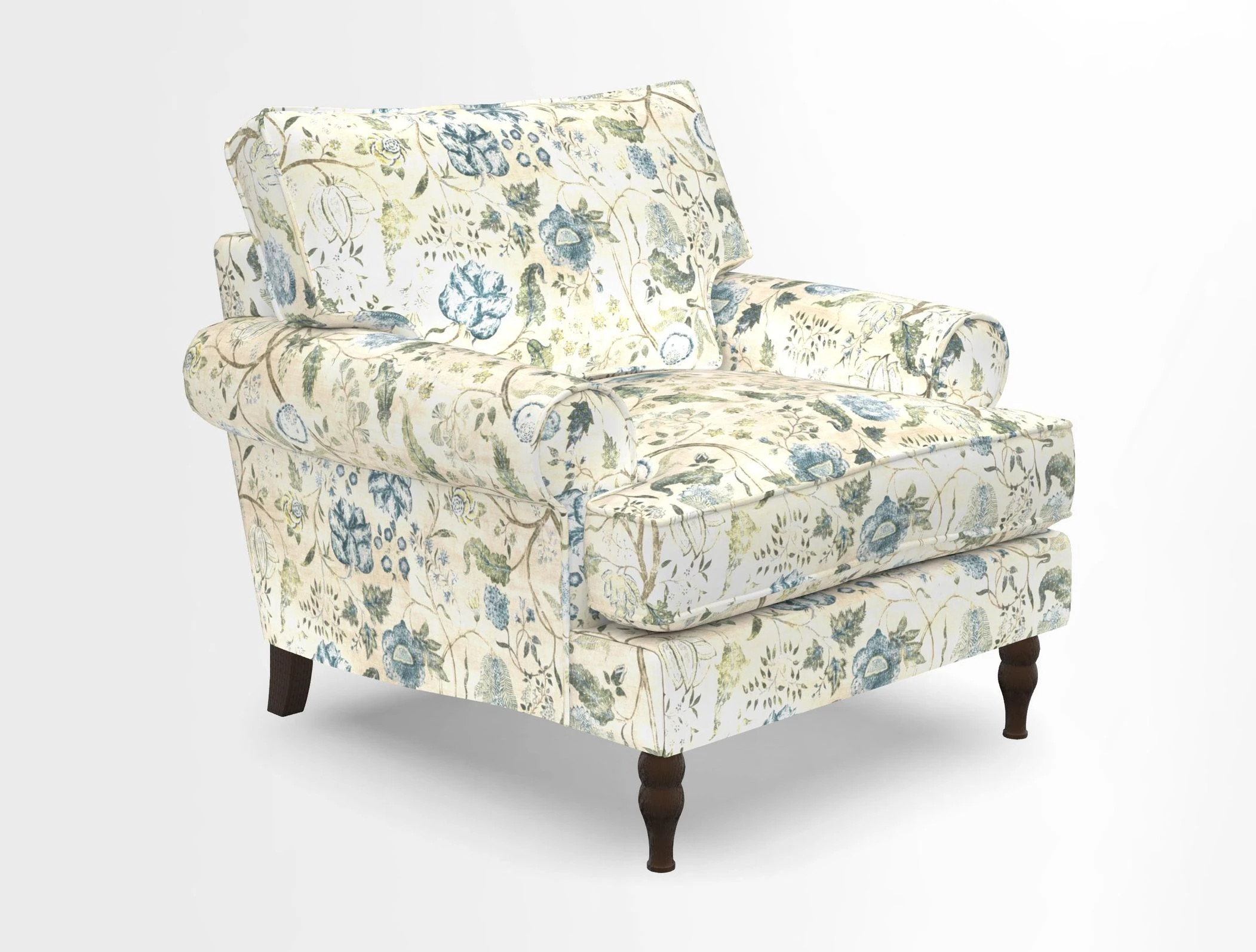 Cooksbridge Chair in Cloth 21 Simple Stripe Bilberry