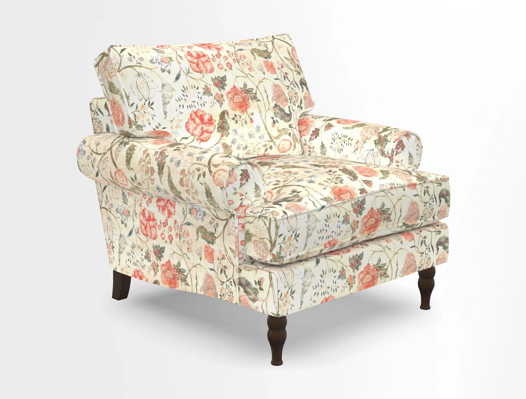 Cooksbridge Chair in Cloth 21 Simple Stripe Bilberry