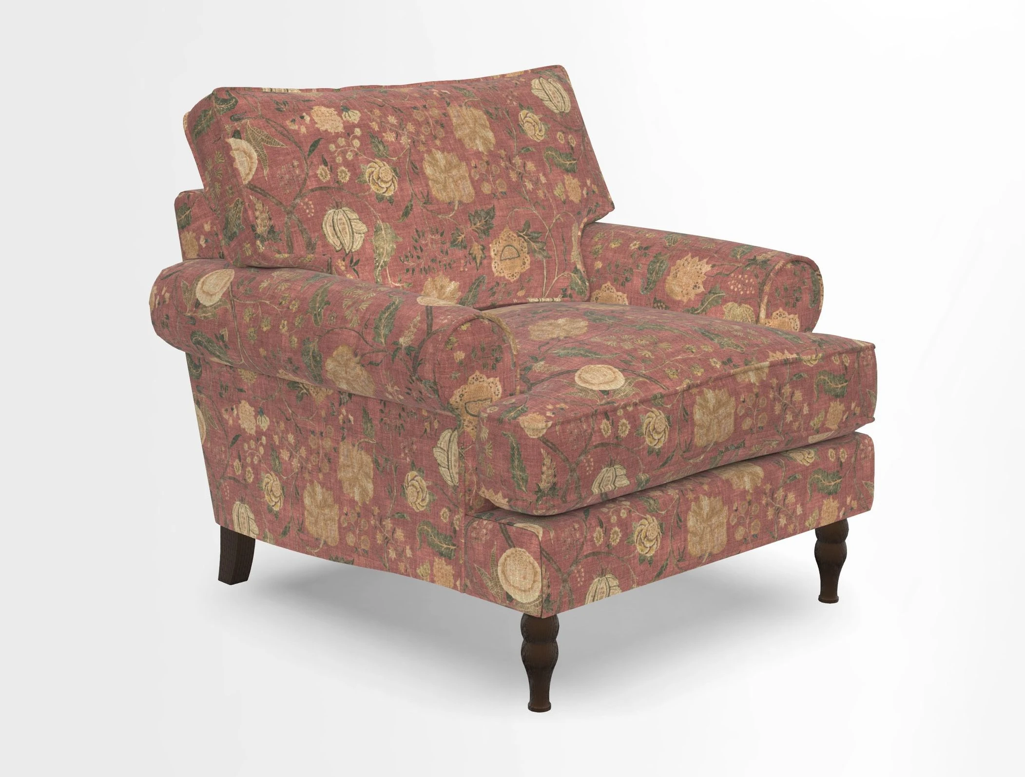 Cooksbridge Chair in Cloth 21 Simple Stripe Bilberry