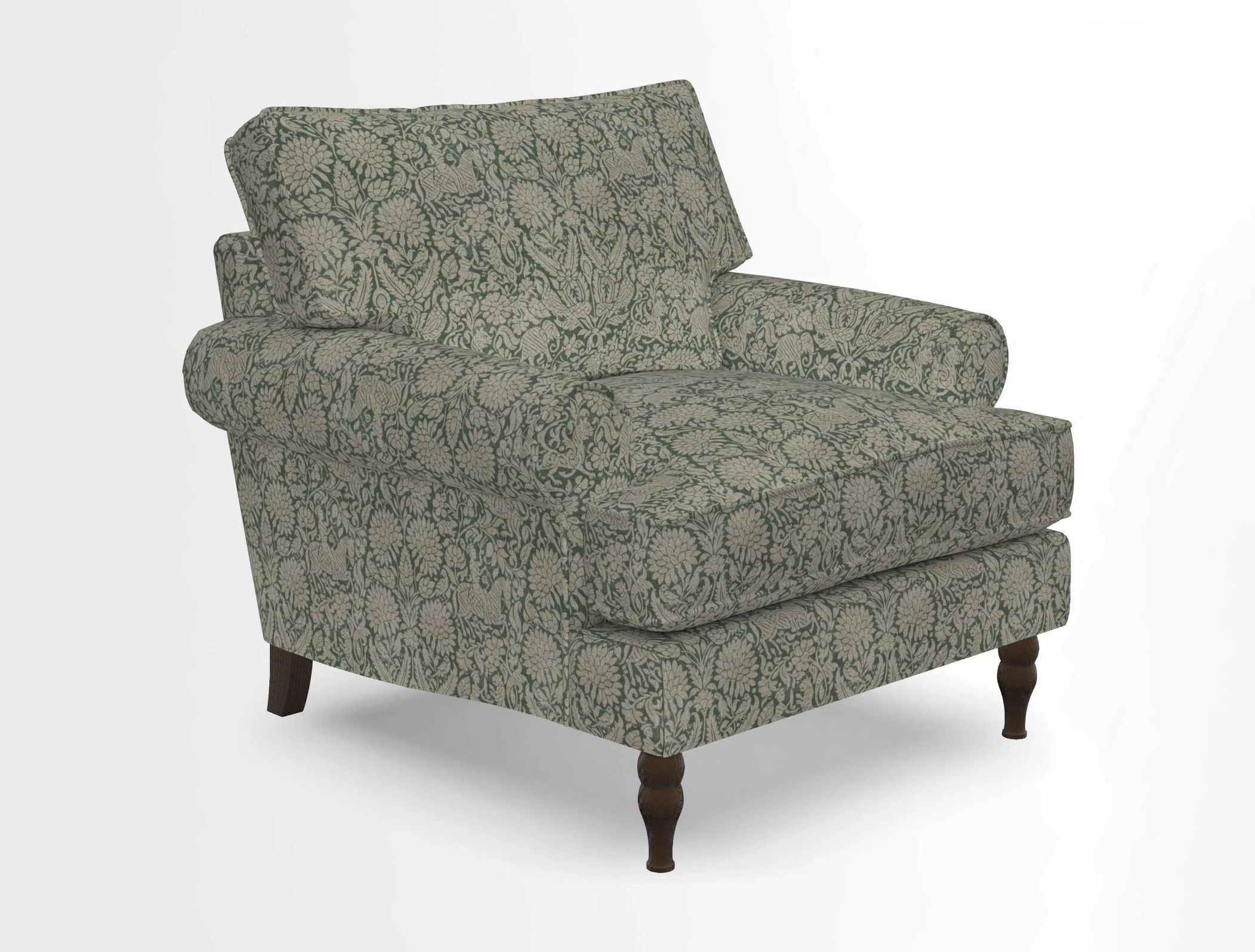 Cooksbridge Chair in Cloth 21 Simple Stripe Bilberry