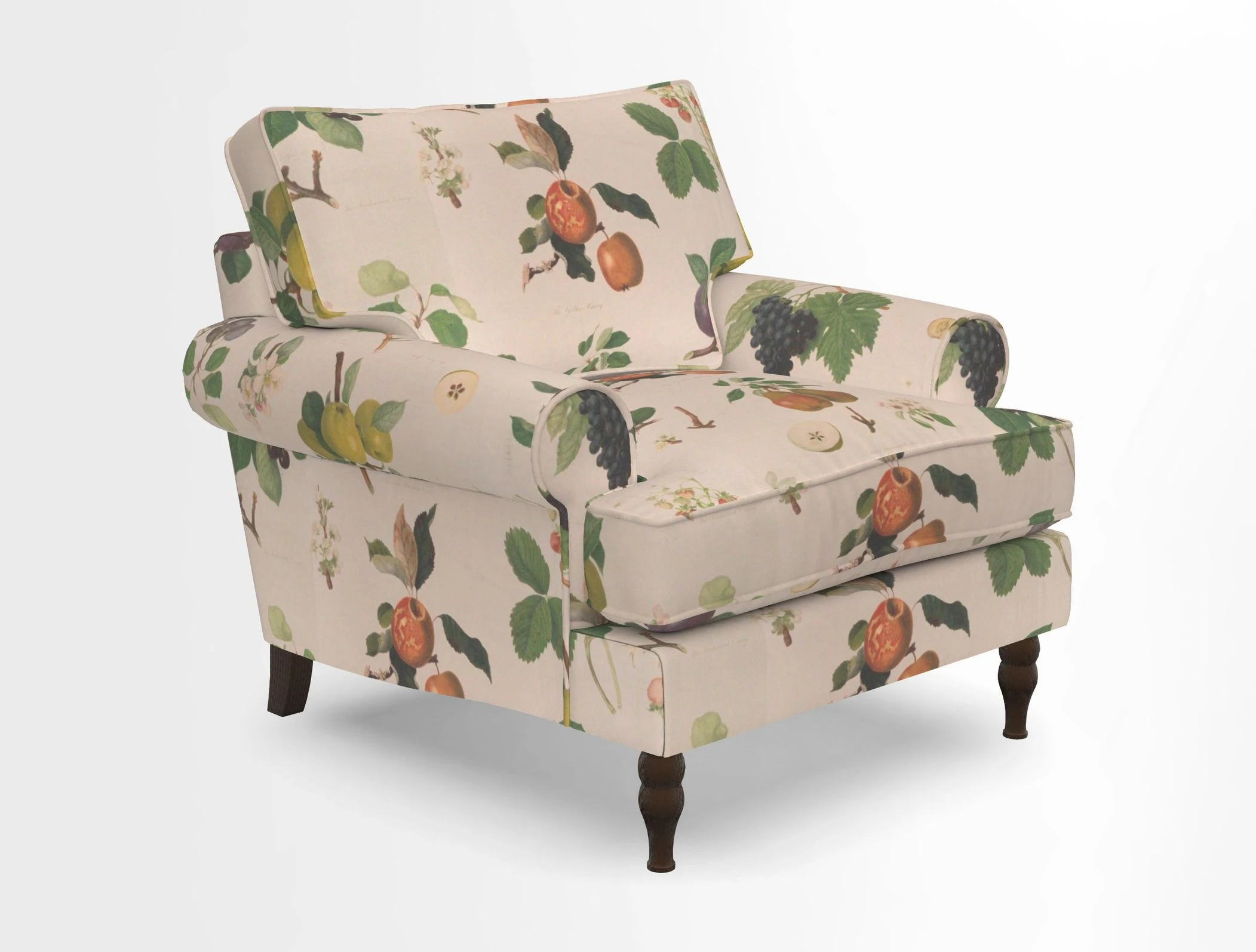 Cooksbridge Chair in Cloth 21 Simple Stripe Bilberry
