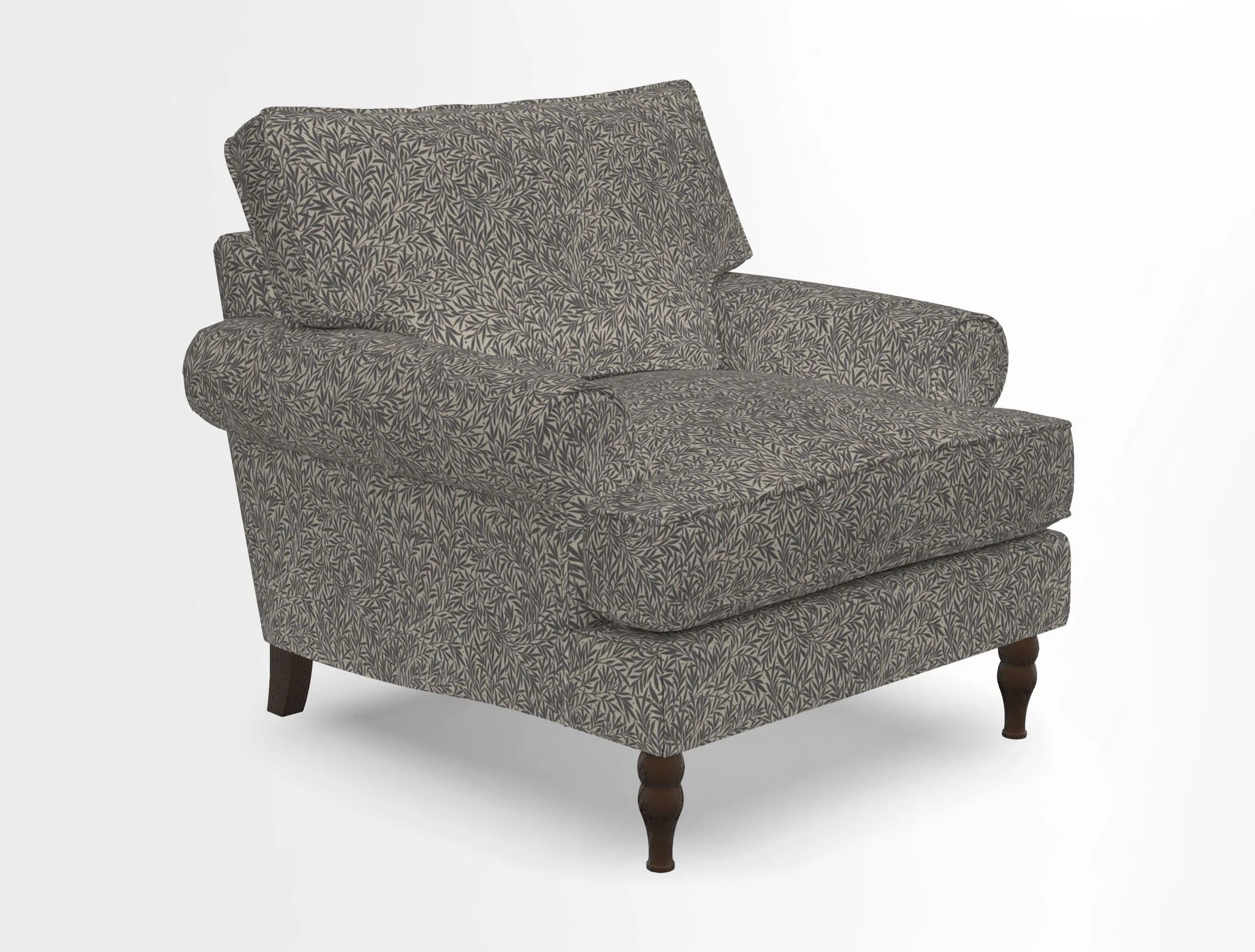 Cooksbridge Chair in Cloth 21 Simple Stripe Bilberry