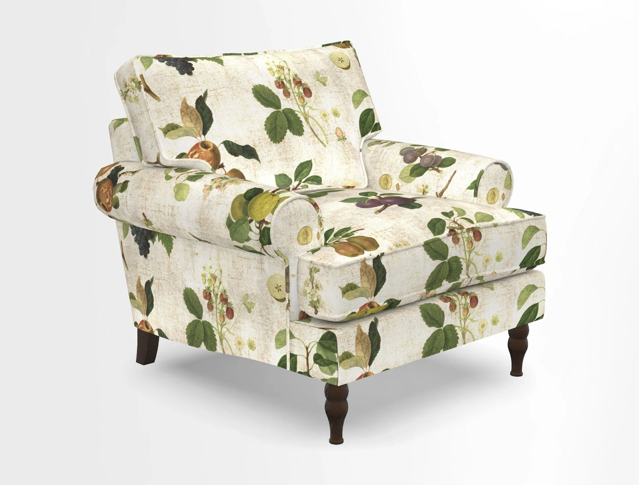 Cooksbridge Chair in Cloth 21 Simple Stripe Bilberry