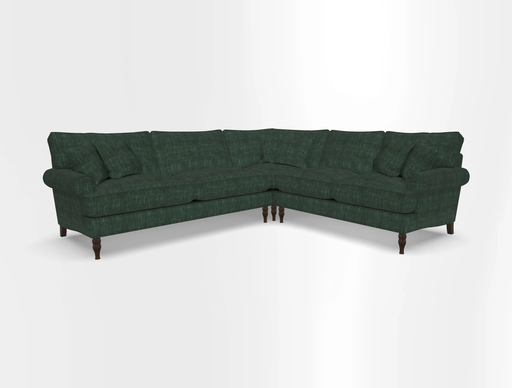 Cooksbridge corner sofa LHF in Cloth 21 Oak Leaf Beech