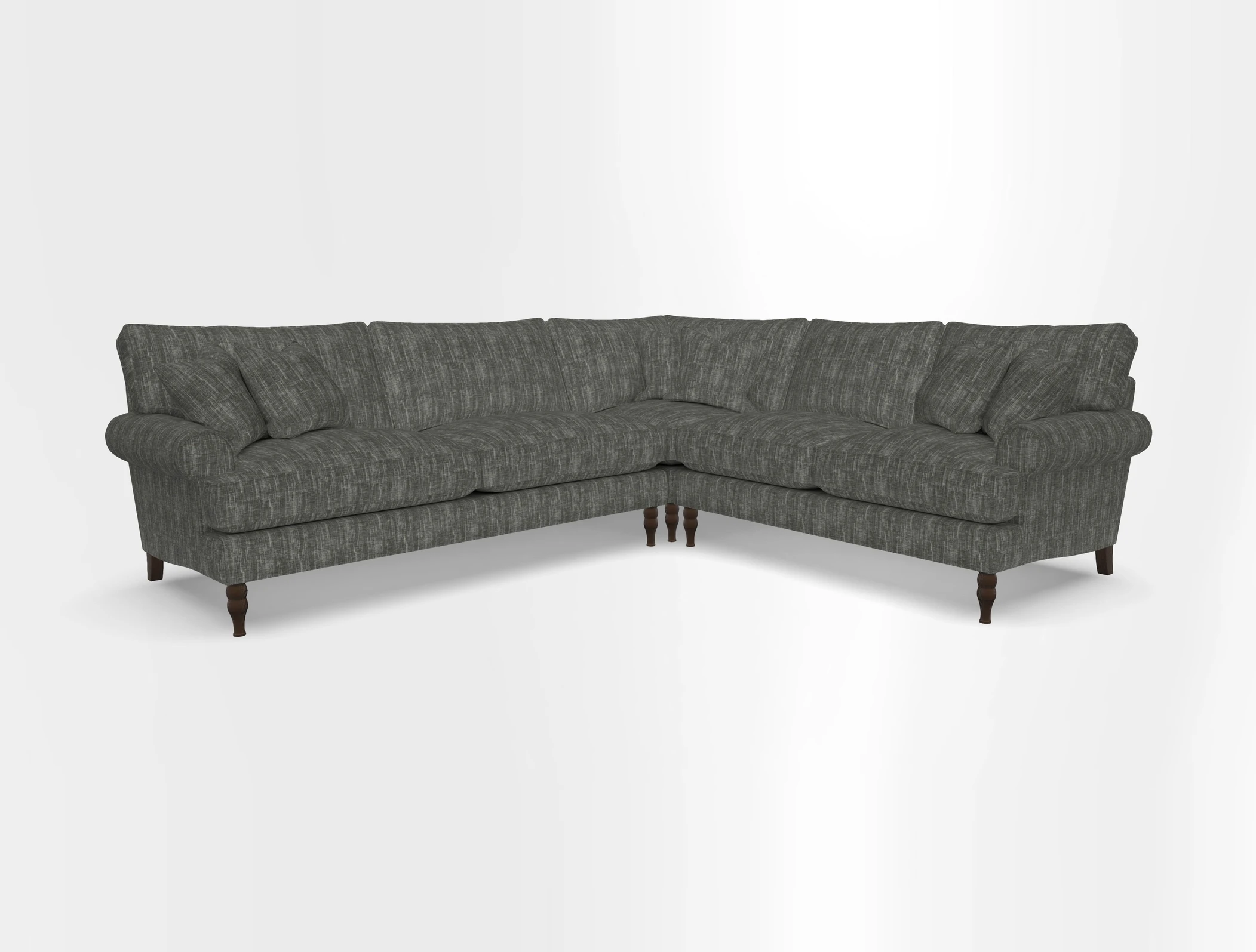 Cooksbridge corner sofa LHF in Cloth 21 Oak Leaf Beech