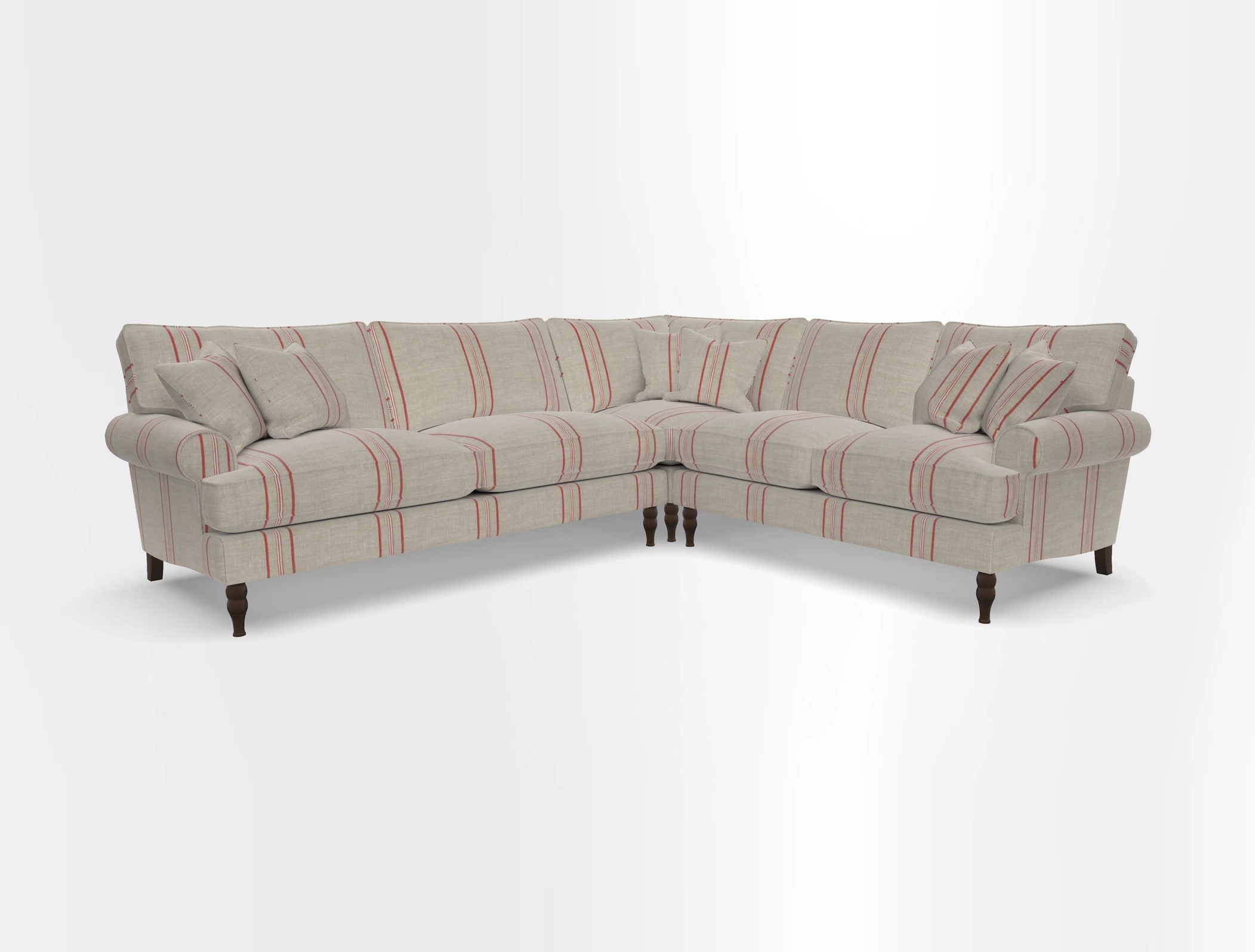 Cooksbridge corner sofa LHF in Cloth 21 Oak Leaf Beech