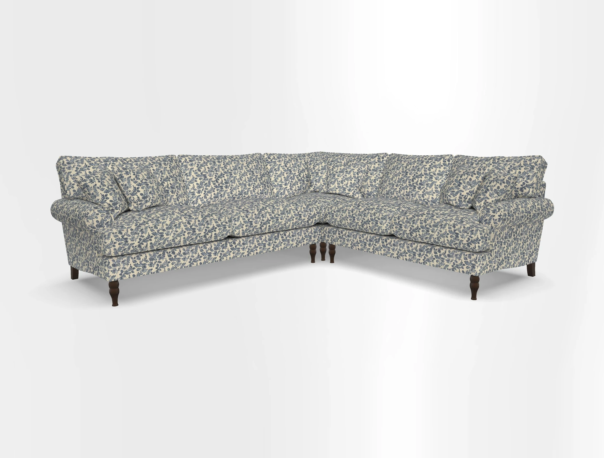 Cooksbridge corner sofa LHF in Cloth 21 Oak Leaf Beech