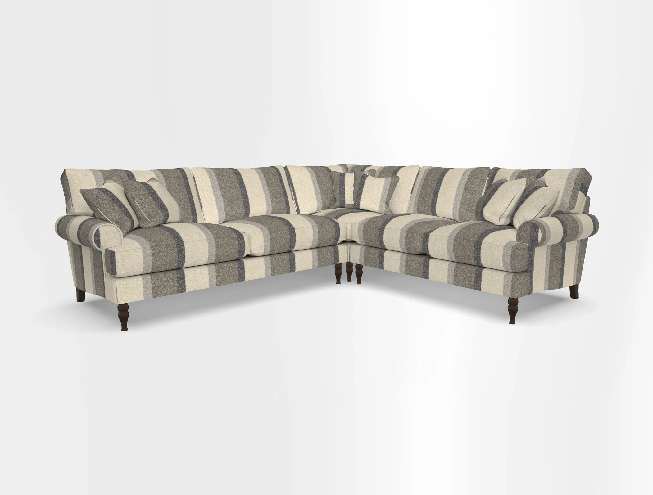 Cooksbridge corner sofa LHF in Cloth 21 Oak Leaf Beech