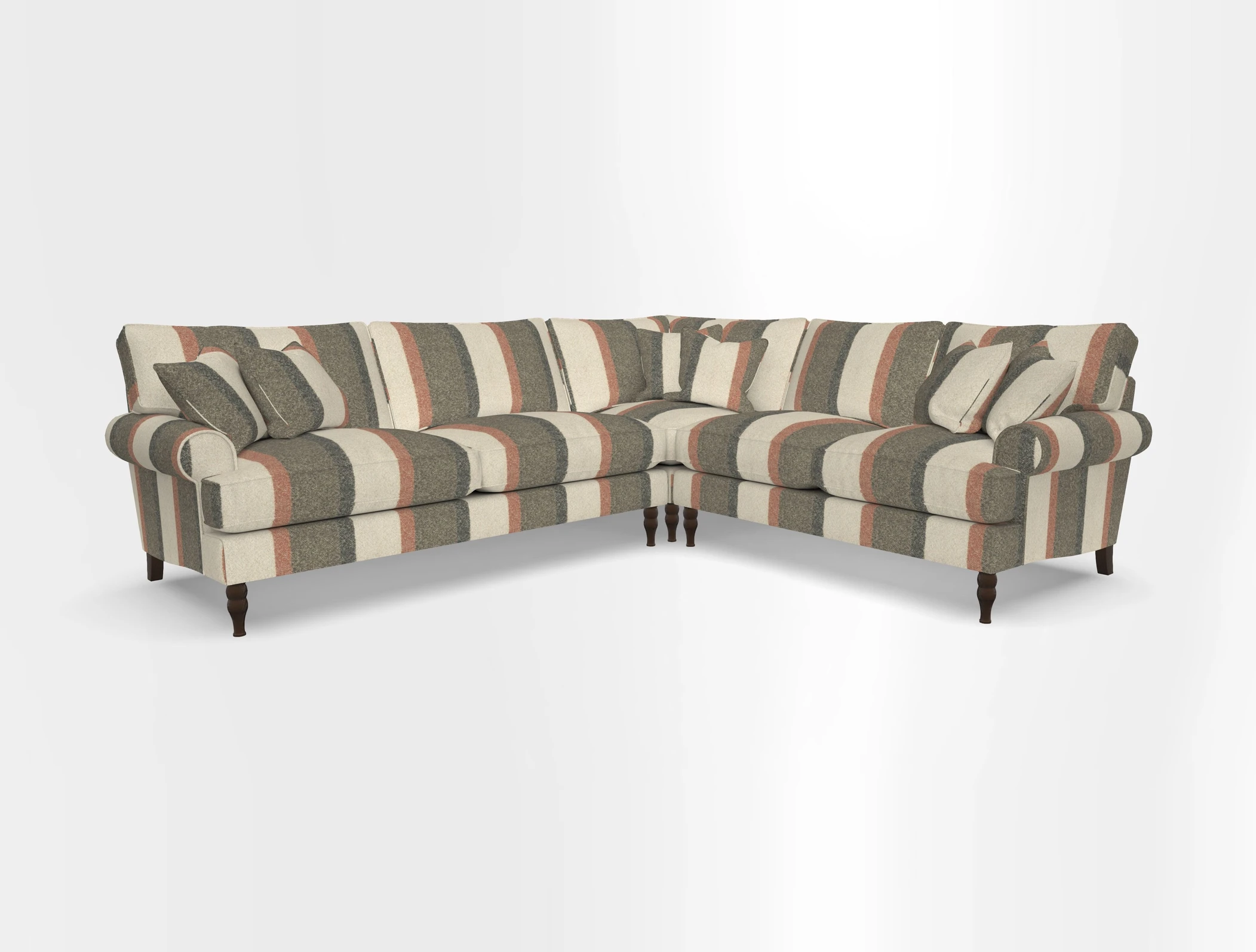 Cooksbridge corner sofa LHF in Cloth 21 Oak Leaf Beech