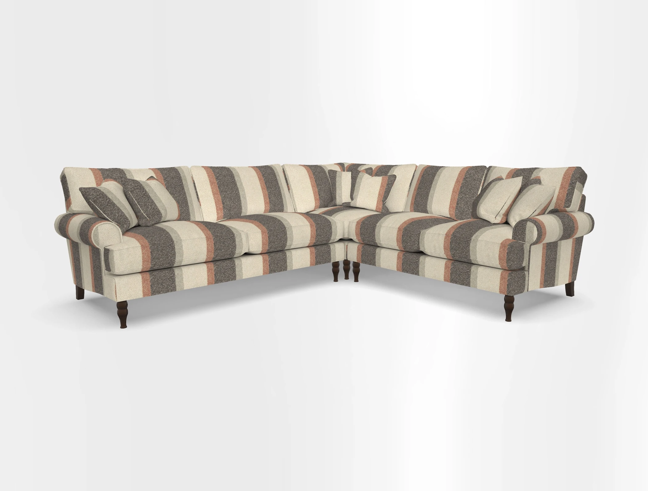 Cooksbridge corner sofa LHF in Cloth 21 Oak Leaf Beech