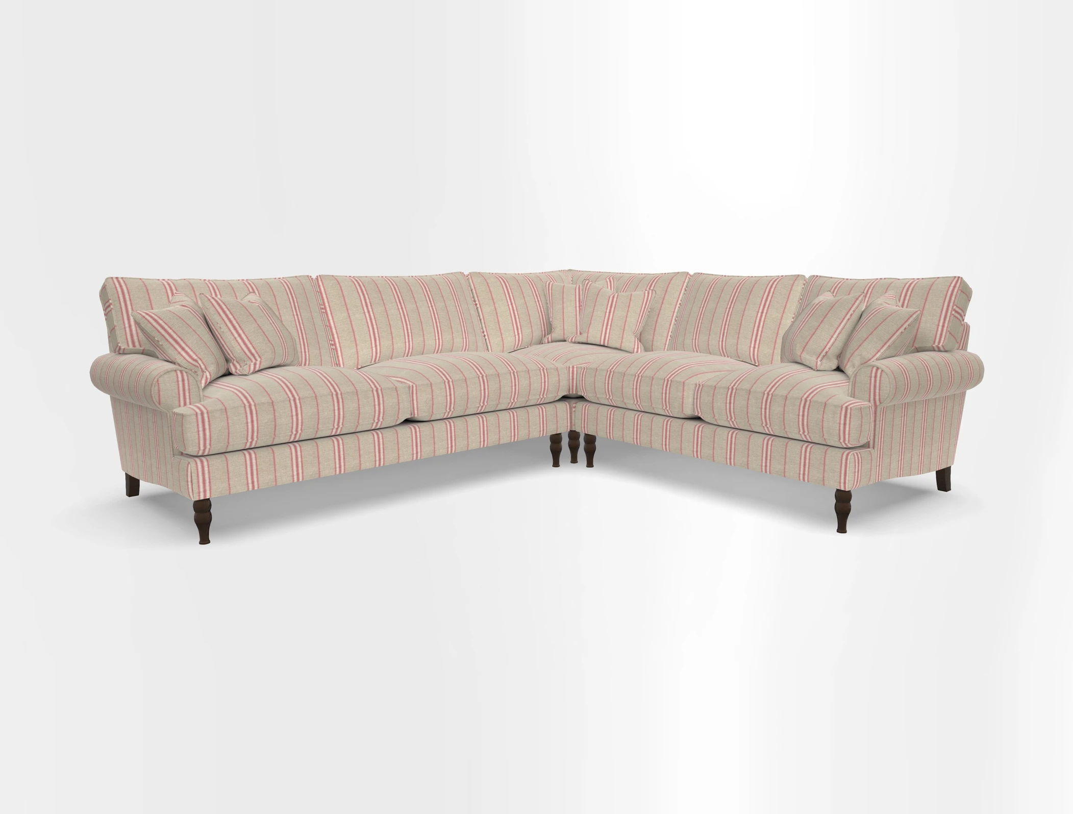Cooksbridge corner sofa LHF in Cloth 21 Oak Leaf Beech