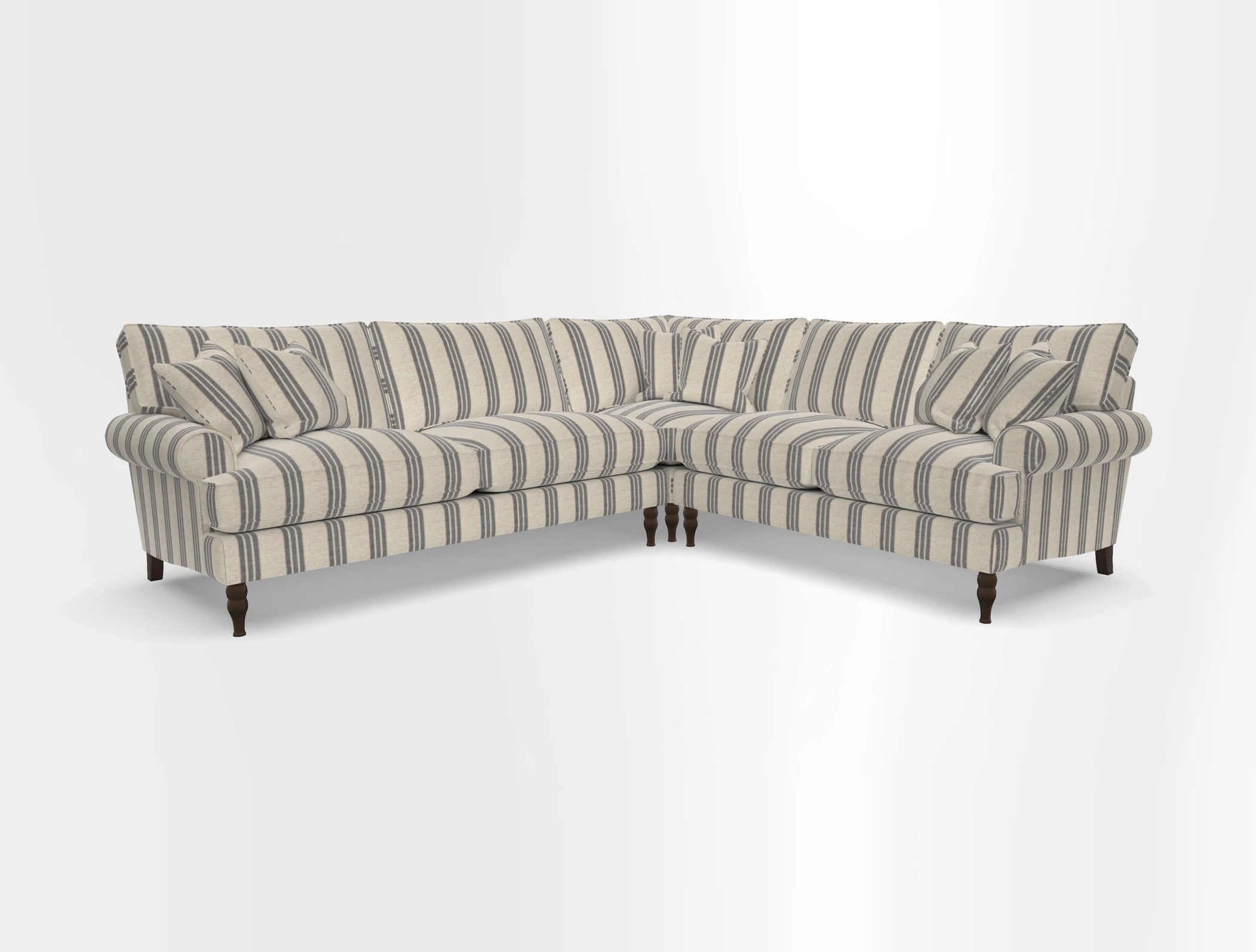 Cooksbridge corner sofa LHF in Cloth 21 Oak Leaf Beech