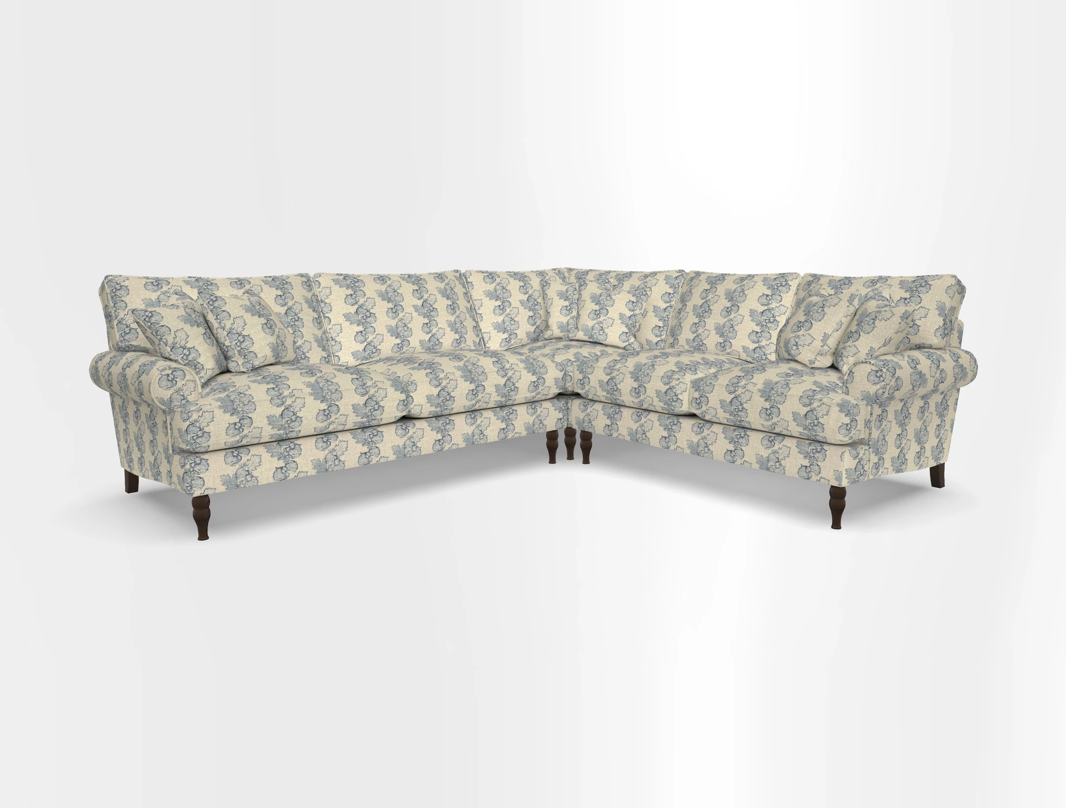 Cooksbridge corner sofa LHF in Cloth 21 Oak Leaf Beech
