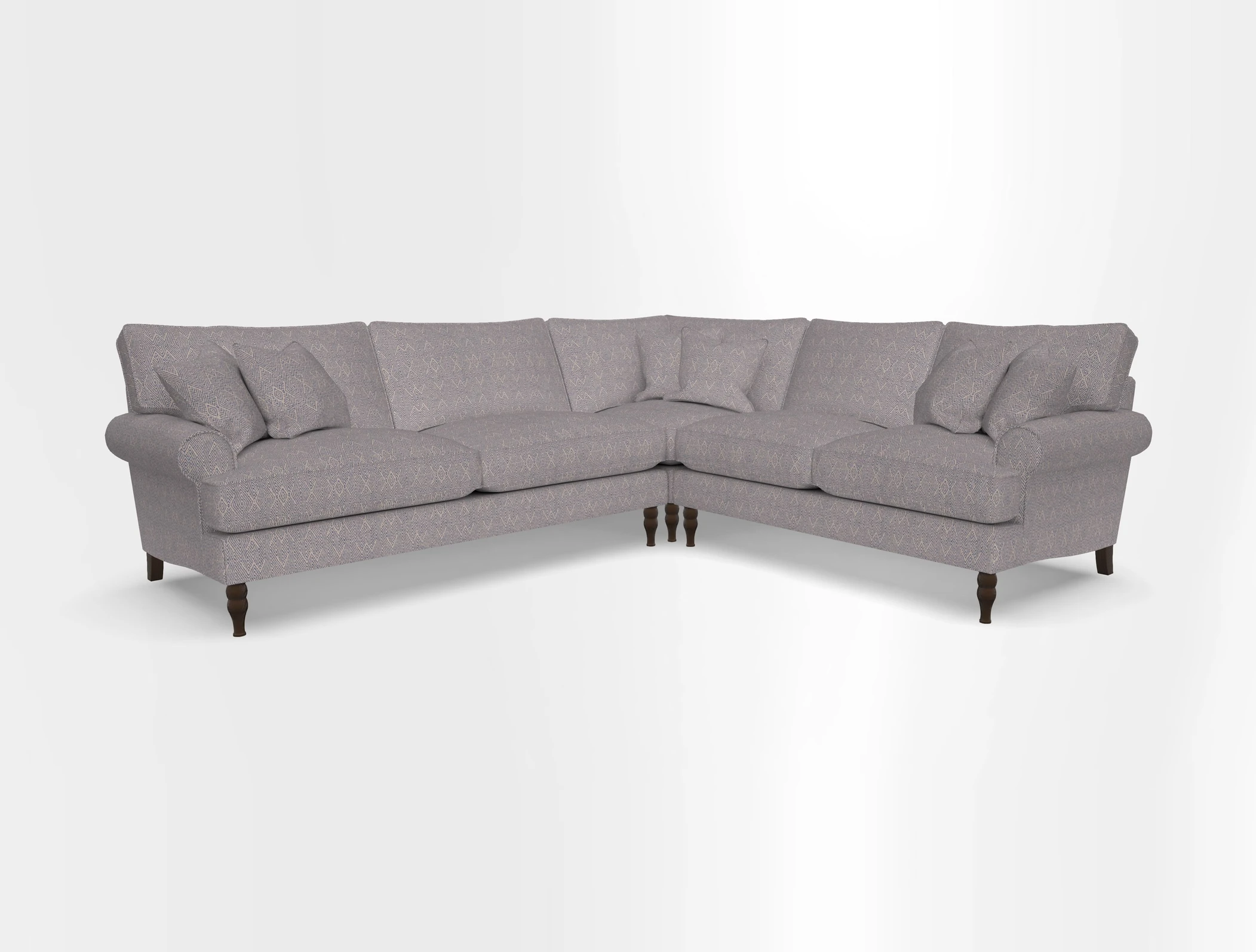 Cooksbridge corner sofa LHF in Cloth 21 Oak Leaf Beech