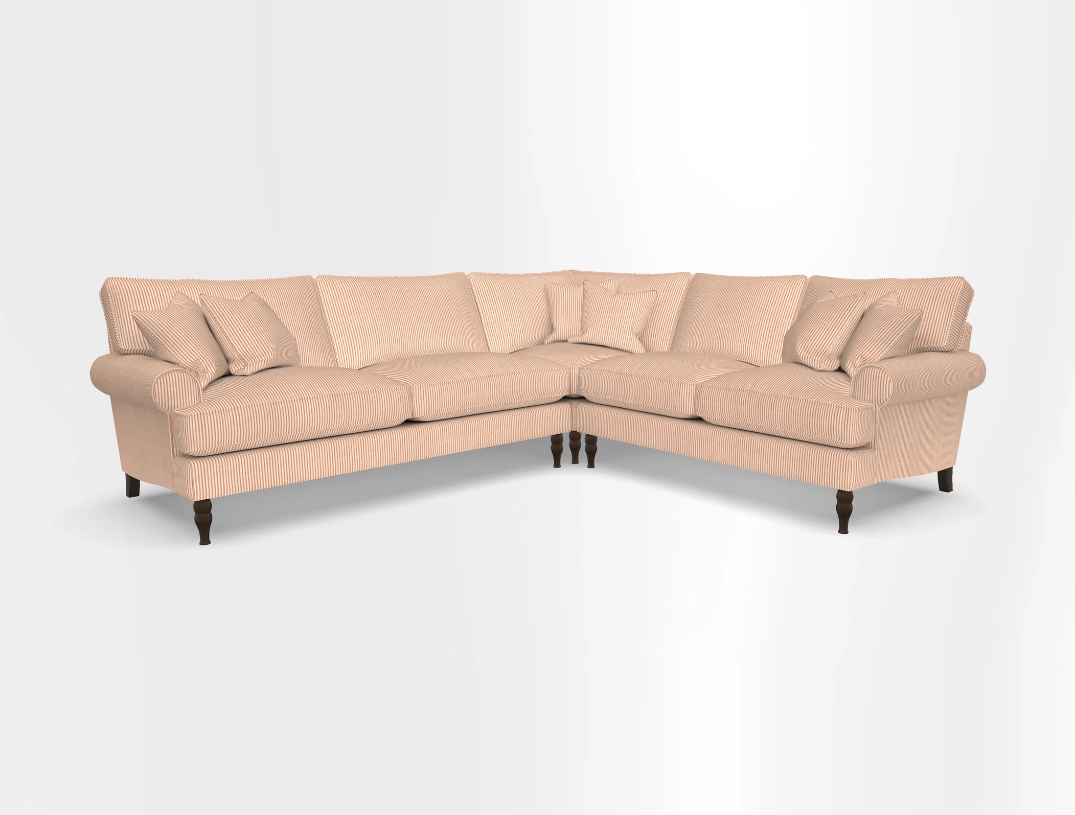 Cooksbridge corner sofa LHF in Cloth 21 Oak Leaf Beech