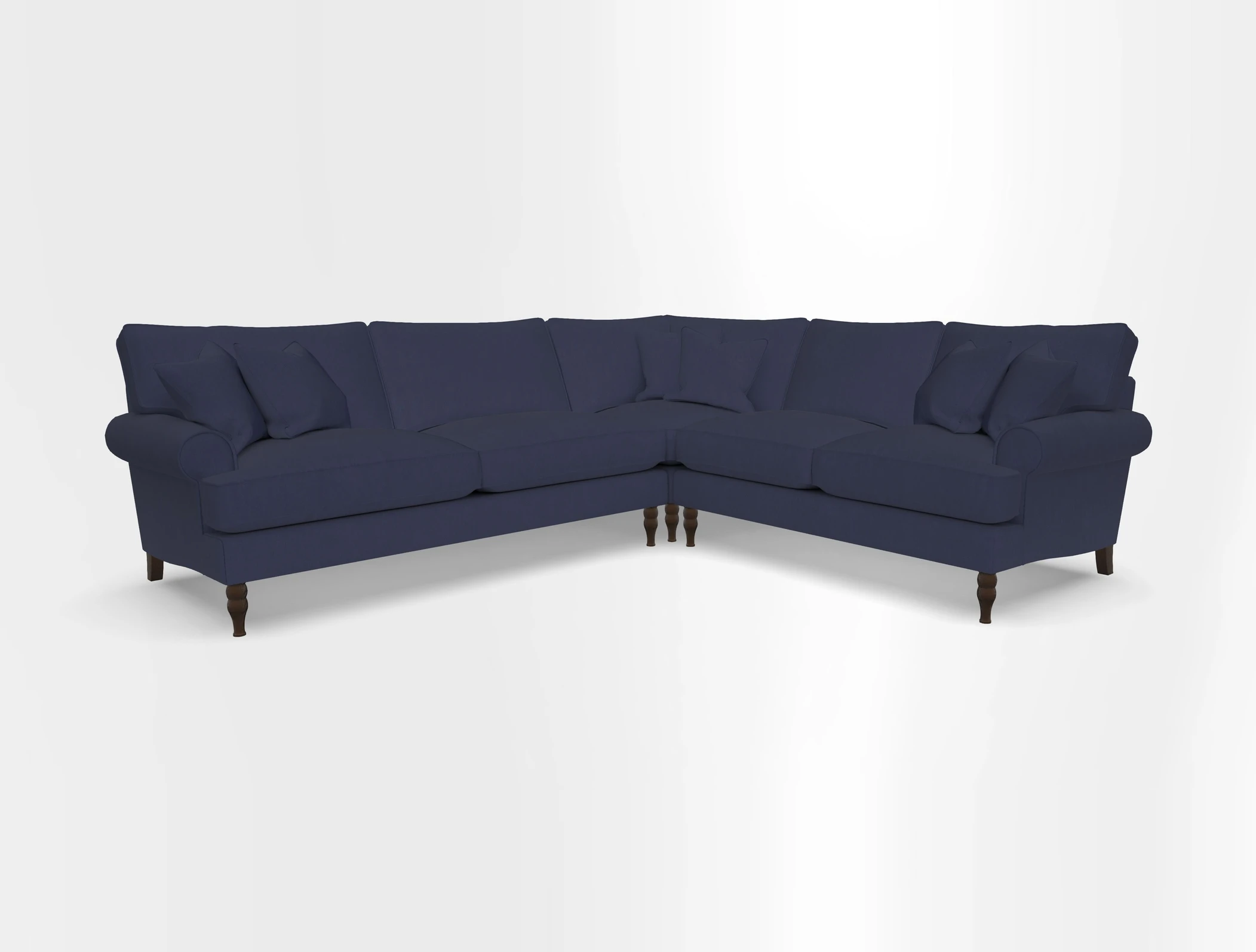 Cooksbridge corner sofa LHF in Cloth 21 Oak Leaf Beech
