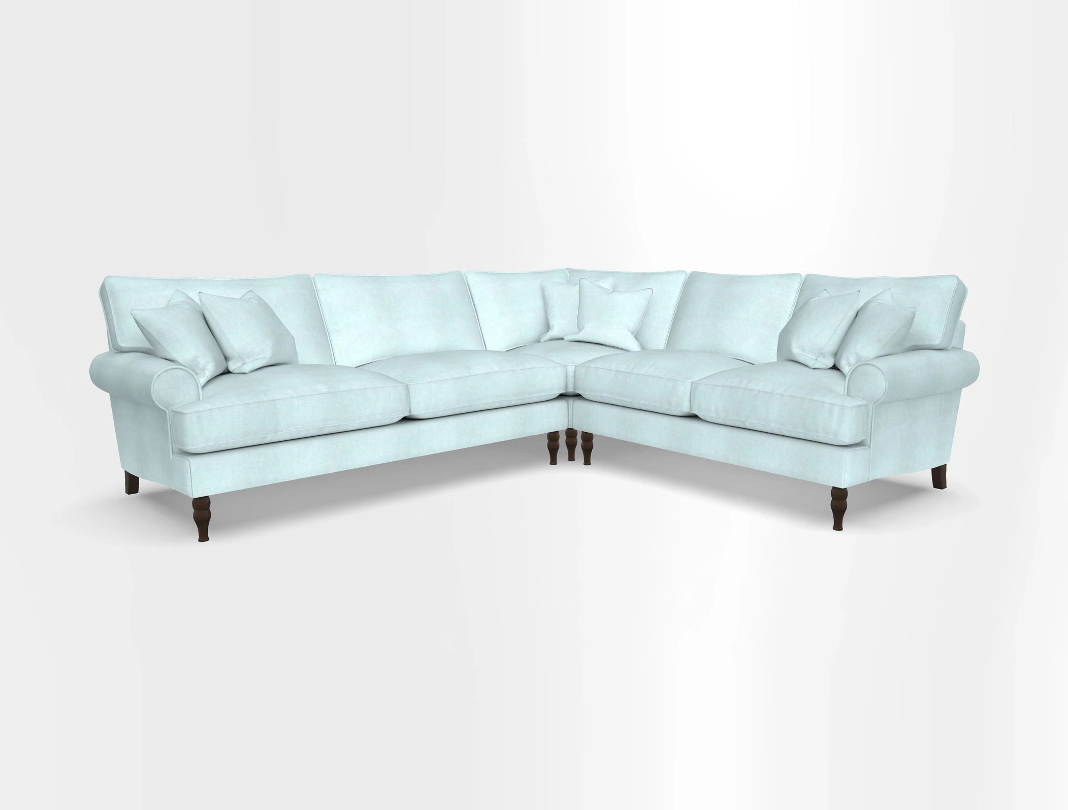Cooksbridge corner sofa LHF in Cloth 21 Oak Leaf Beech