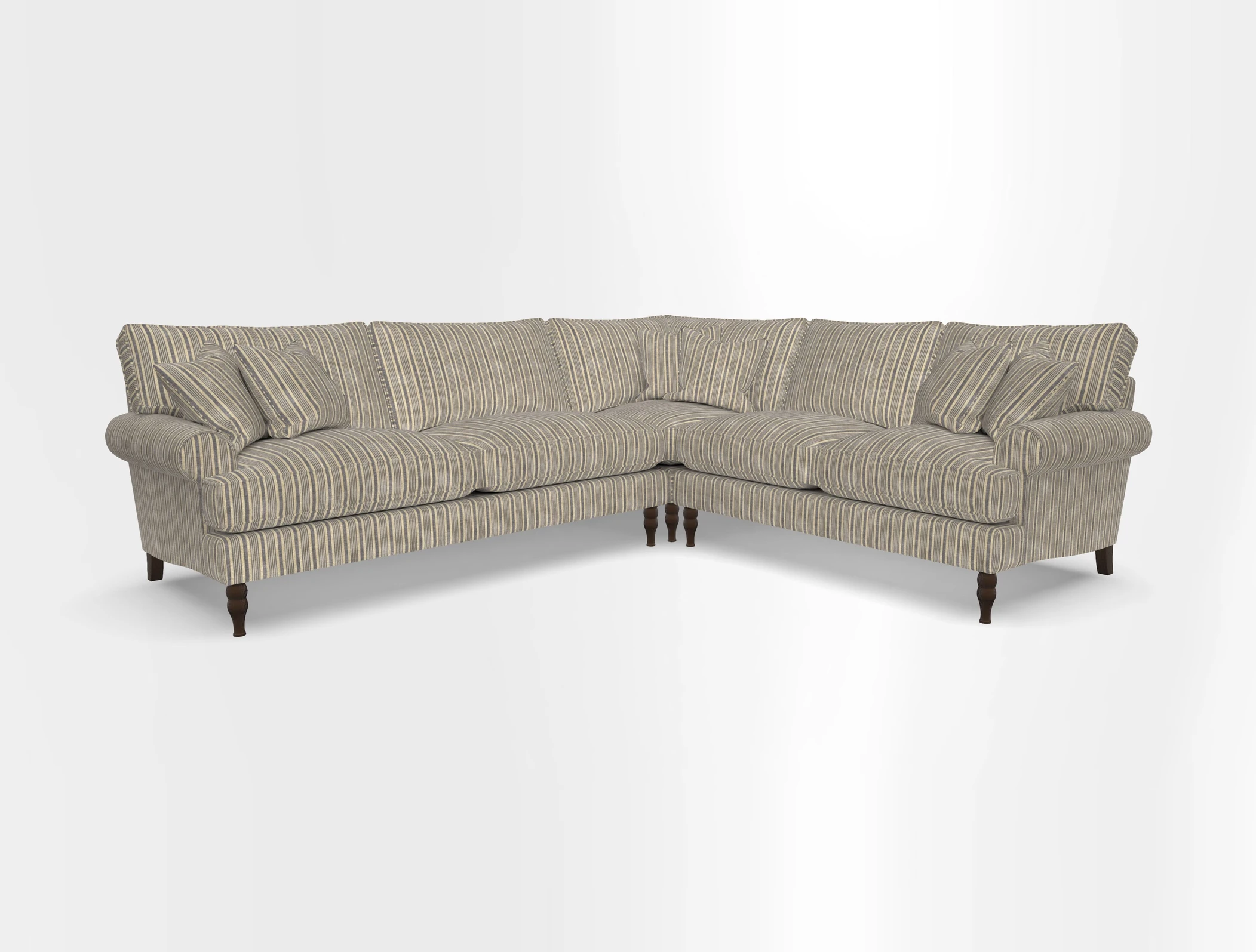 Cooksbridge corner sofa LHF in Cloth 21 Oak Leaf Beech