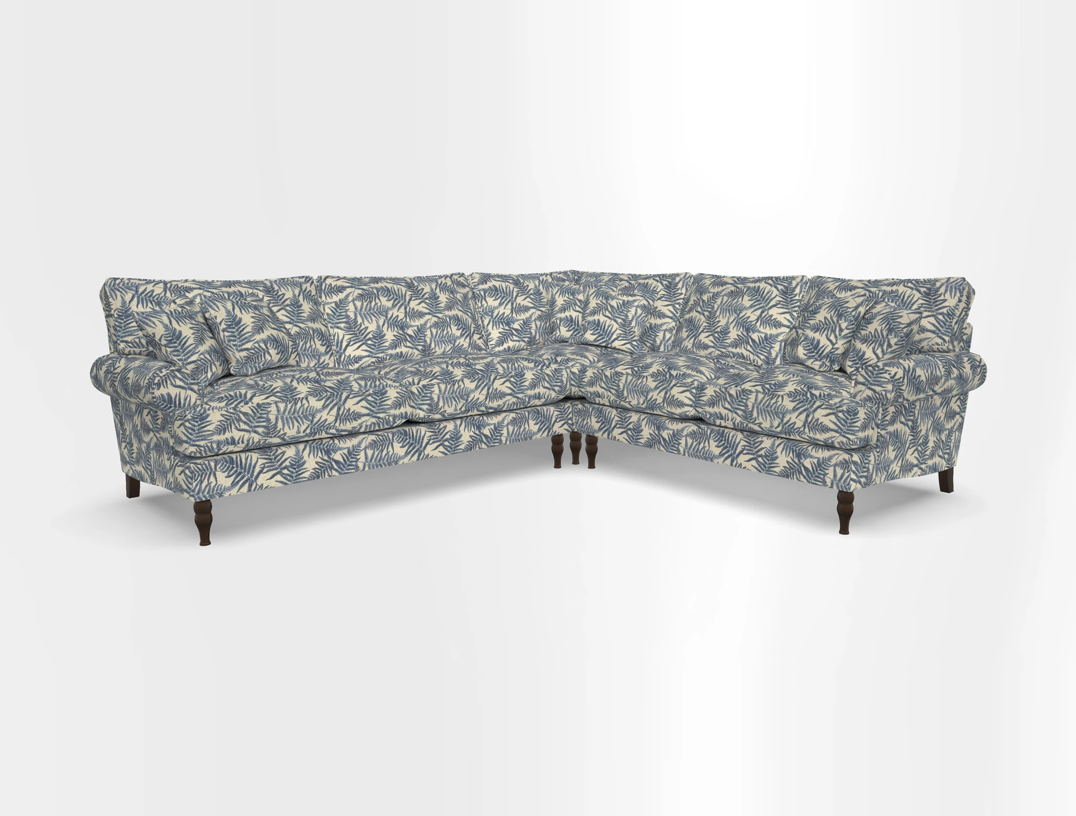 Cooksbridge corner sofa LHF in Cloth 21 Oak Leaf Beech