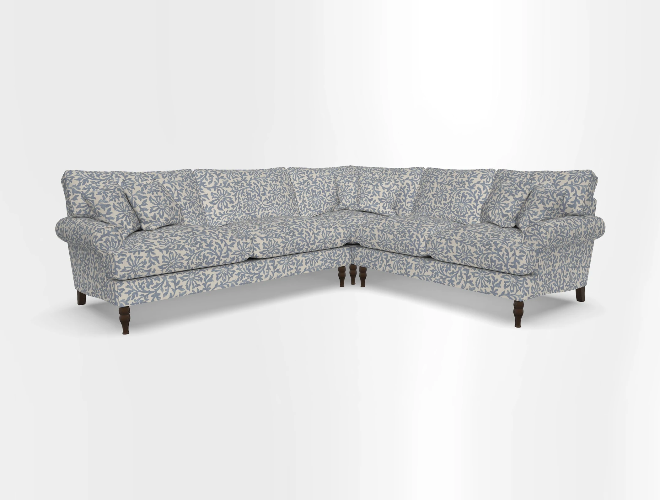 Cooksbridge corner sofa LHF in Cloth 21 Oak Leaf Beech