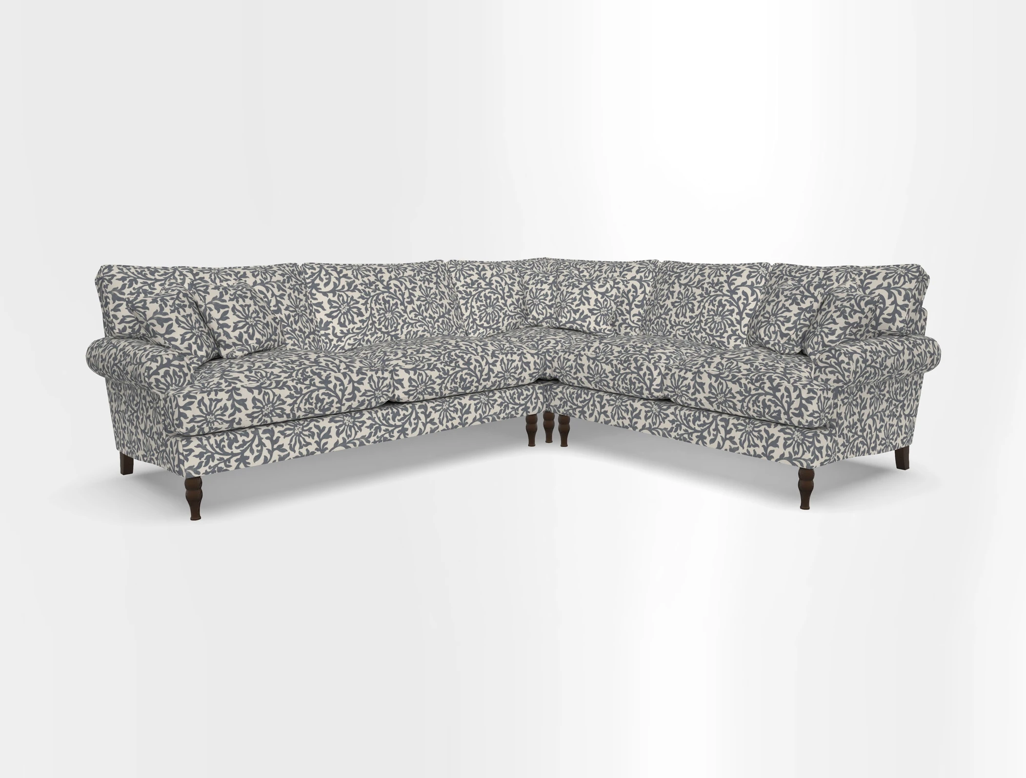 Cooksbridge corner sofa LHF in Cloth 21 Oak Leaf Beech