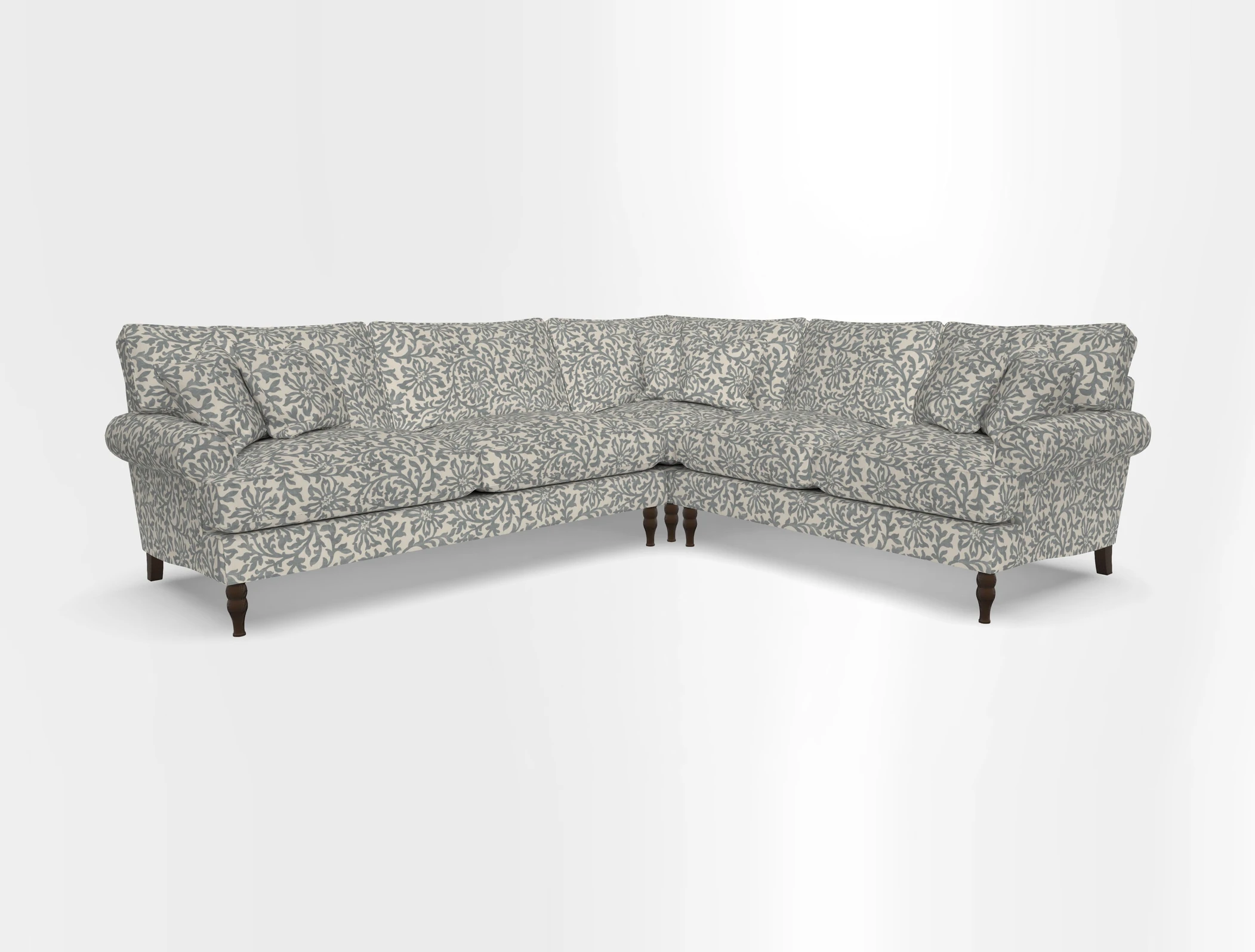 Cooksbridge corner sofa LHF in Cloth 21 Oak Leaf Beech