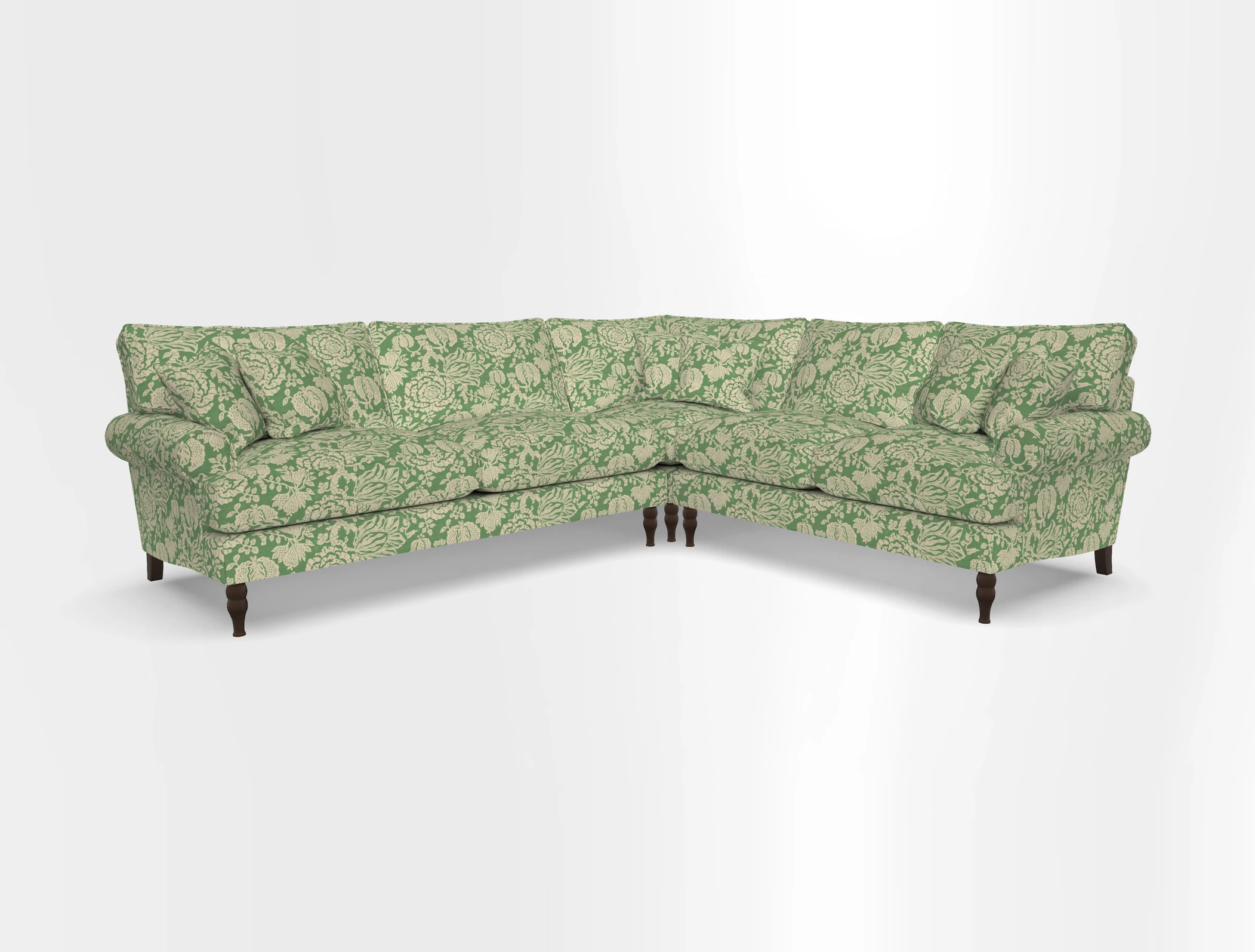 Cooksbridge corner sofa LHF in Cloth 21 Oak Leaf Beech